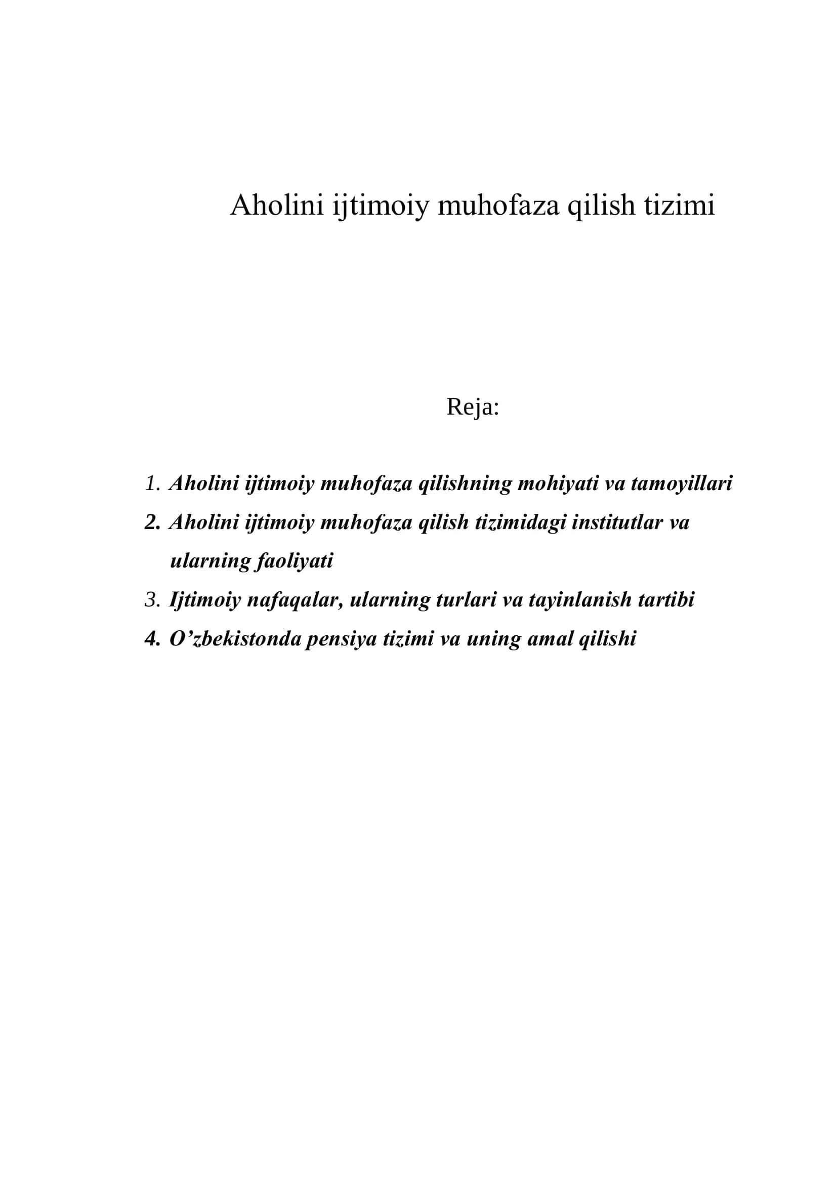 Аhоlini ijtimоiy muhоfаzа qilish tizimi 2