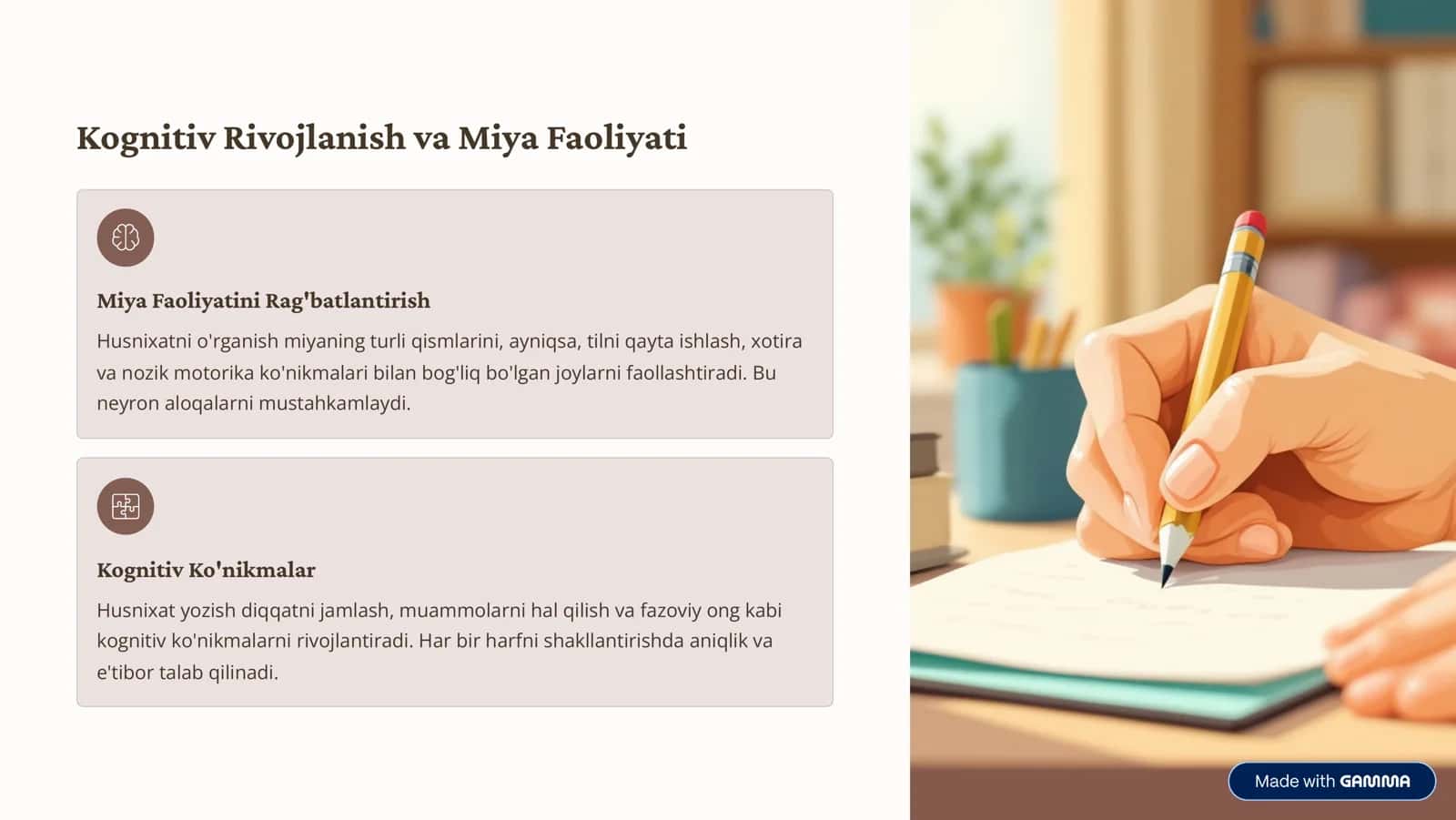 Husnixatga O'rgatishning Ahamiyati 2