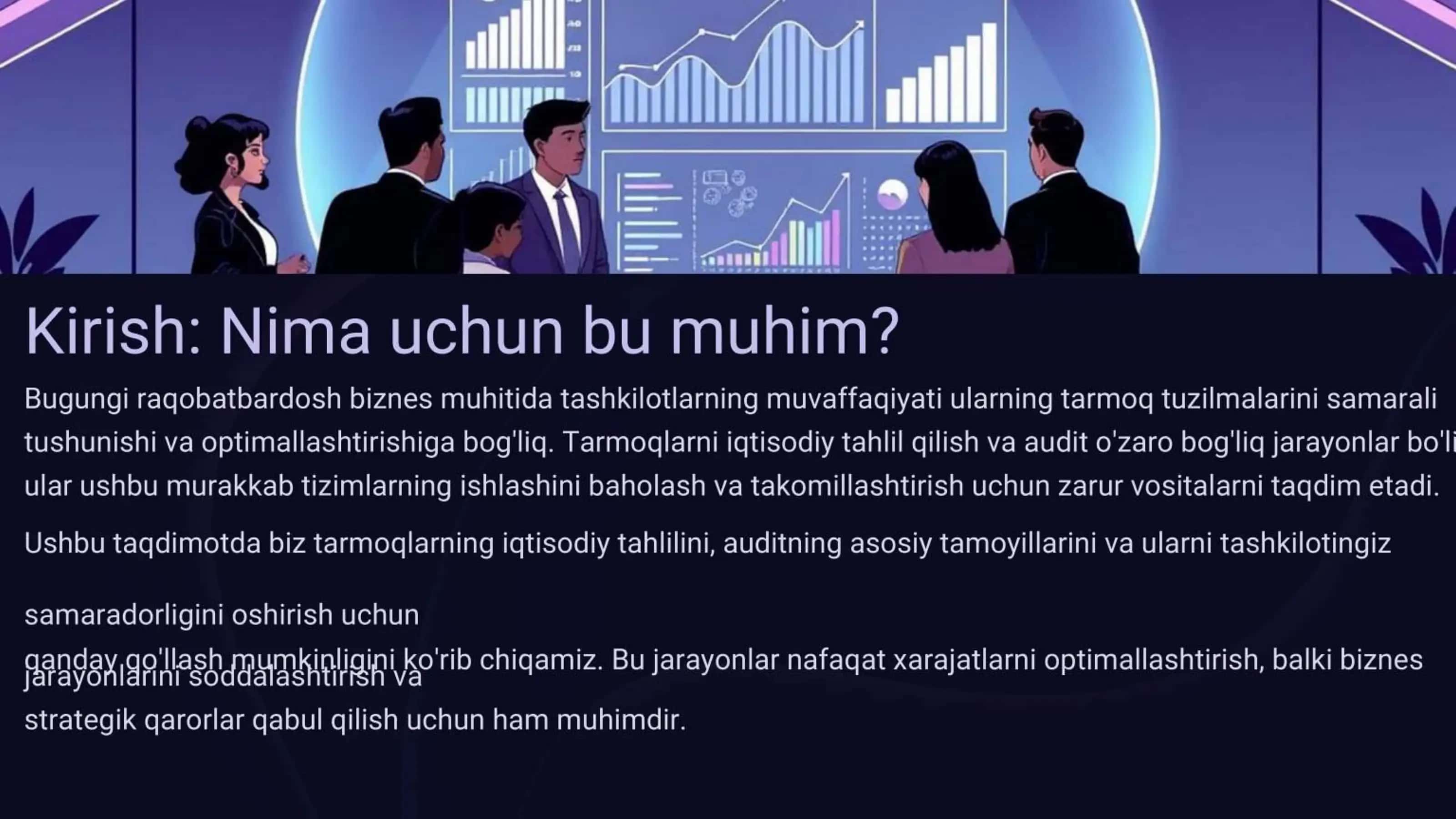 tarmoqlarda iqtisodiy tahlil 2