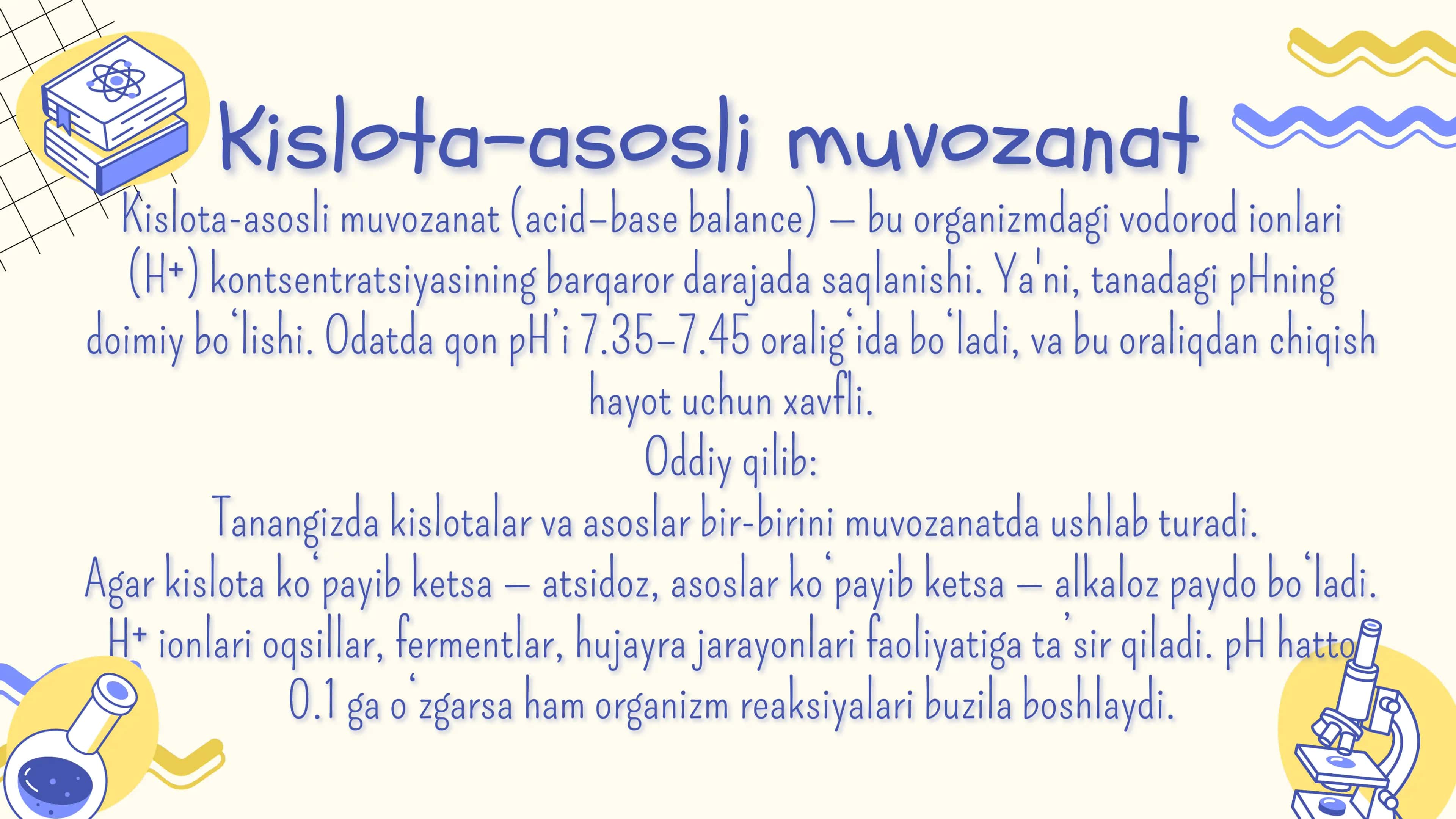 Kislota-asosli muvozanat 2