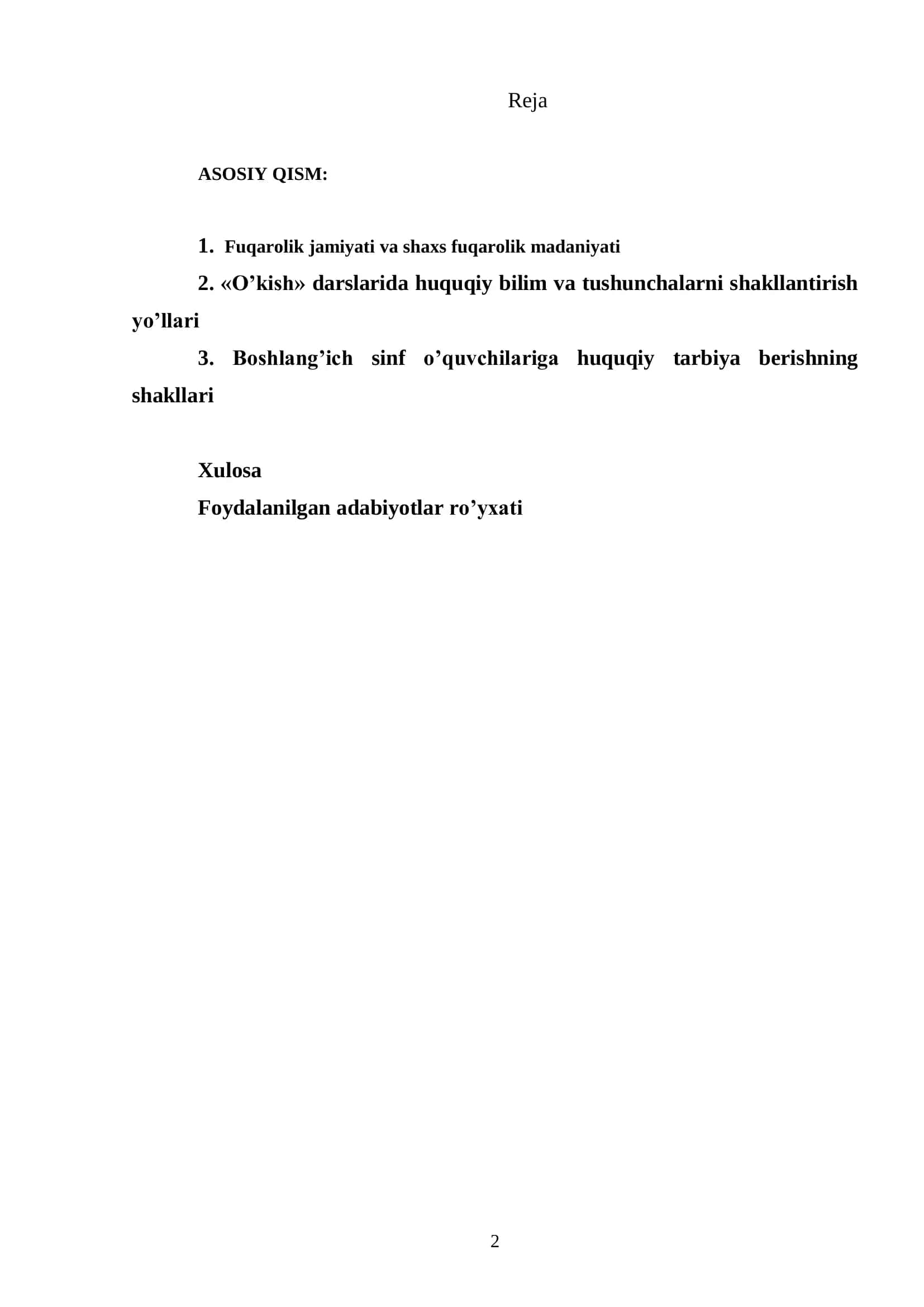 O’QUVChILARNING FUQAROLIK TARBIYaSI 2
