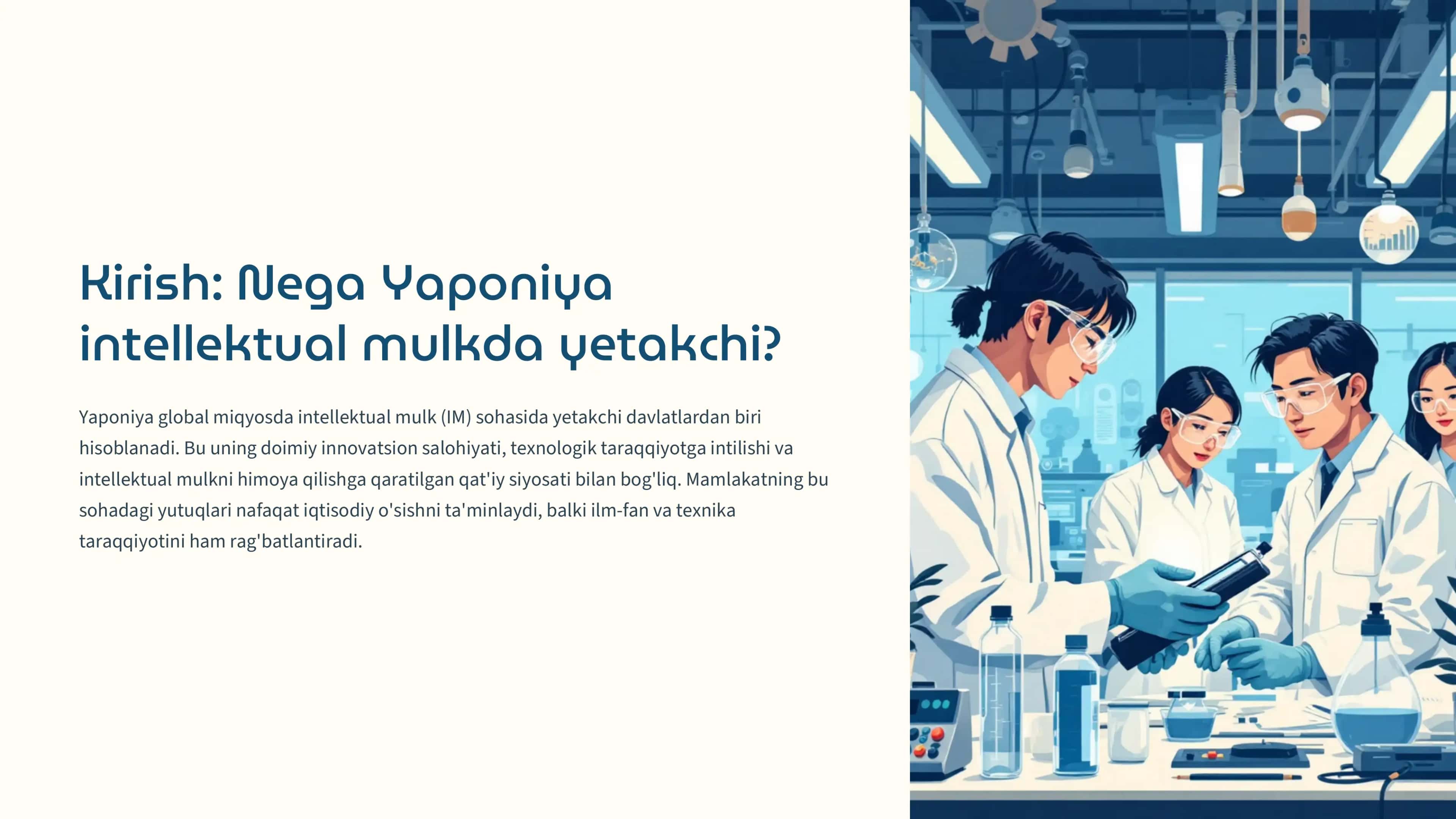 Yaponiya: Intellektual Mulk Sohasidagi Katta Yutuqlar 2