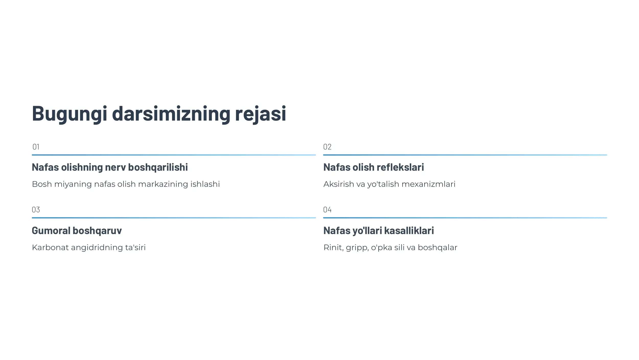 Nafas Olishning Boshqarilishi va Nafas Yo'llari Kasalliklari 2