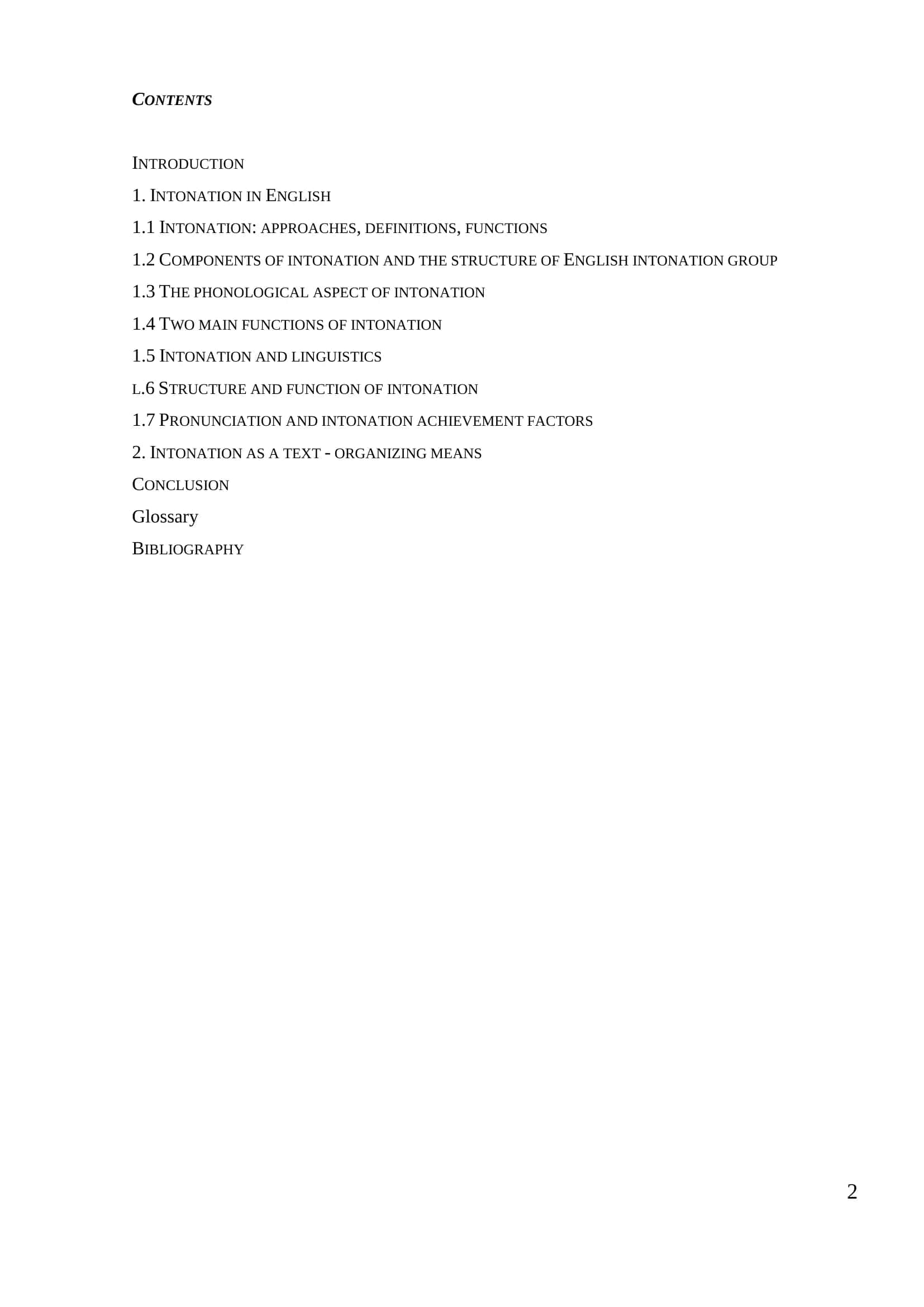English Intonation and its definition 2