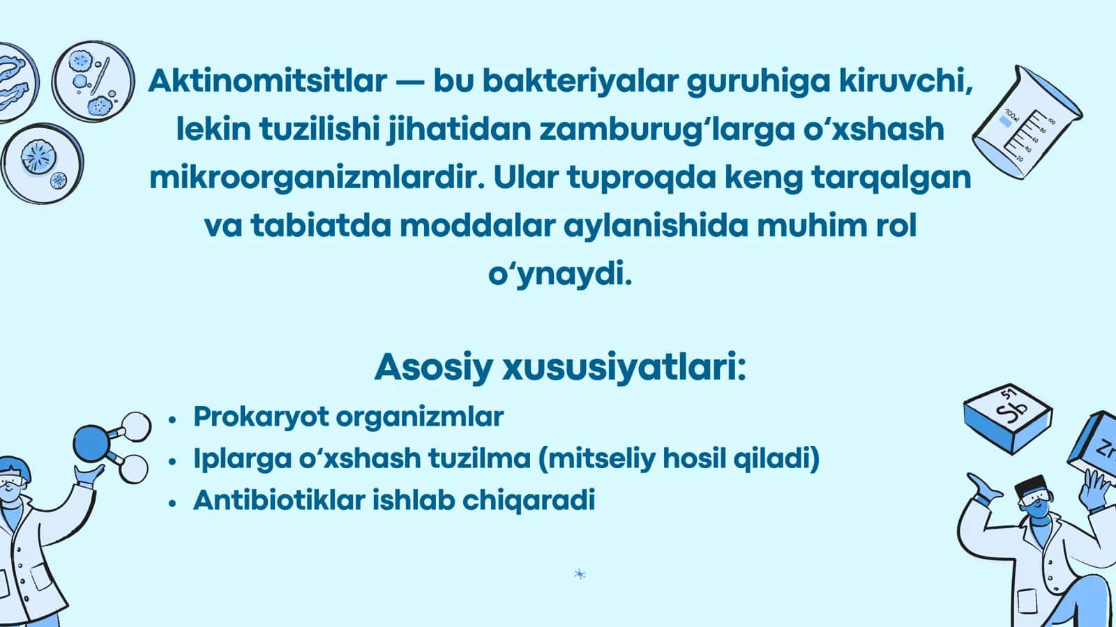 Aktinomitsitlar va ularga yaqin organizmlar 2