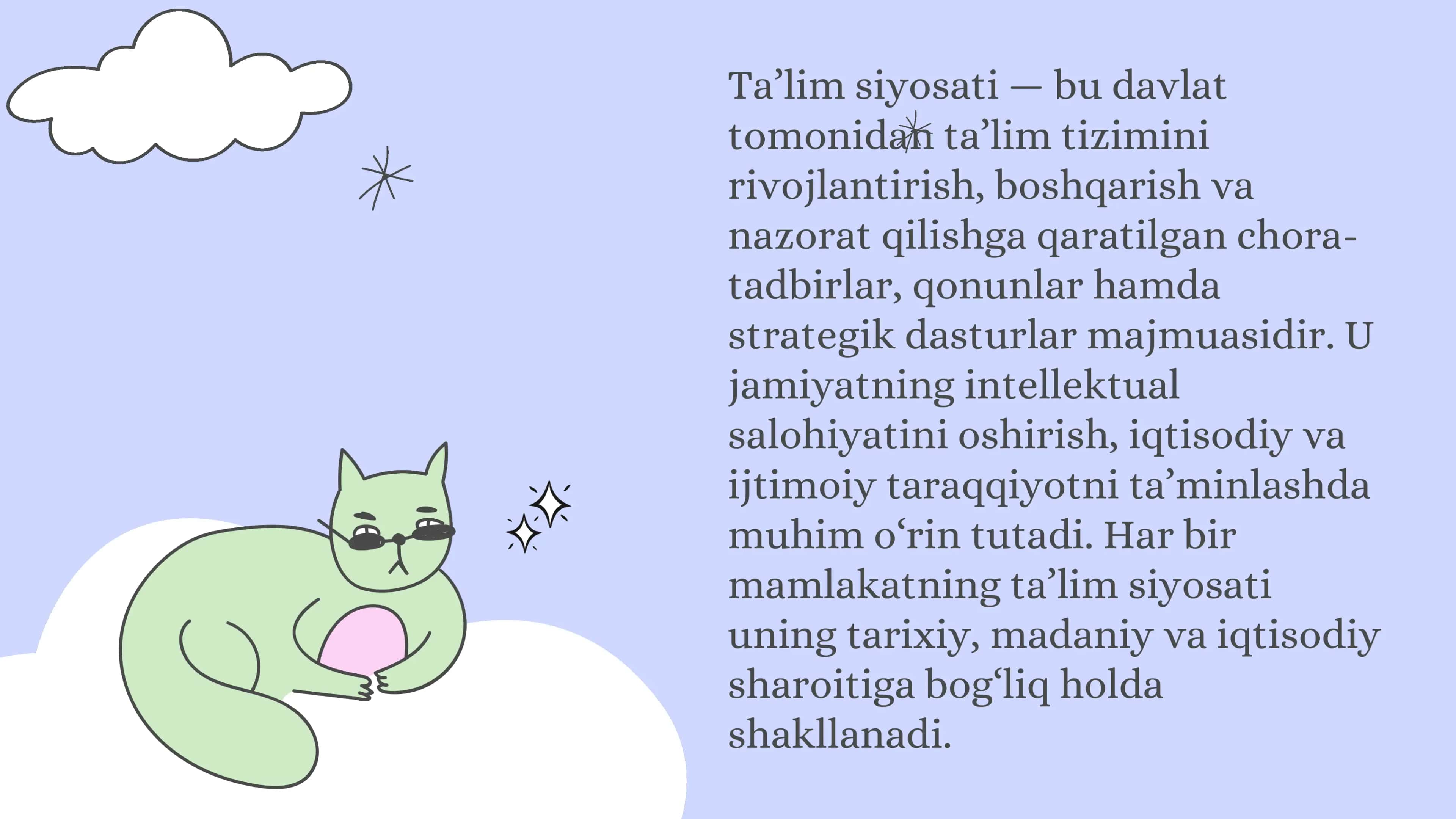 Ta'lim siyosati 2