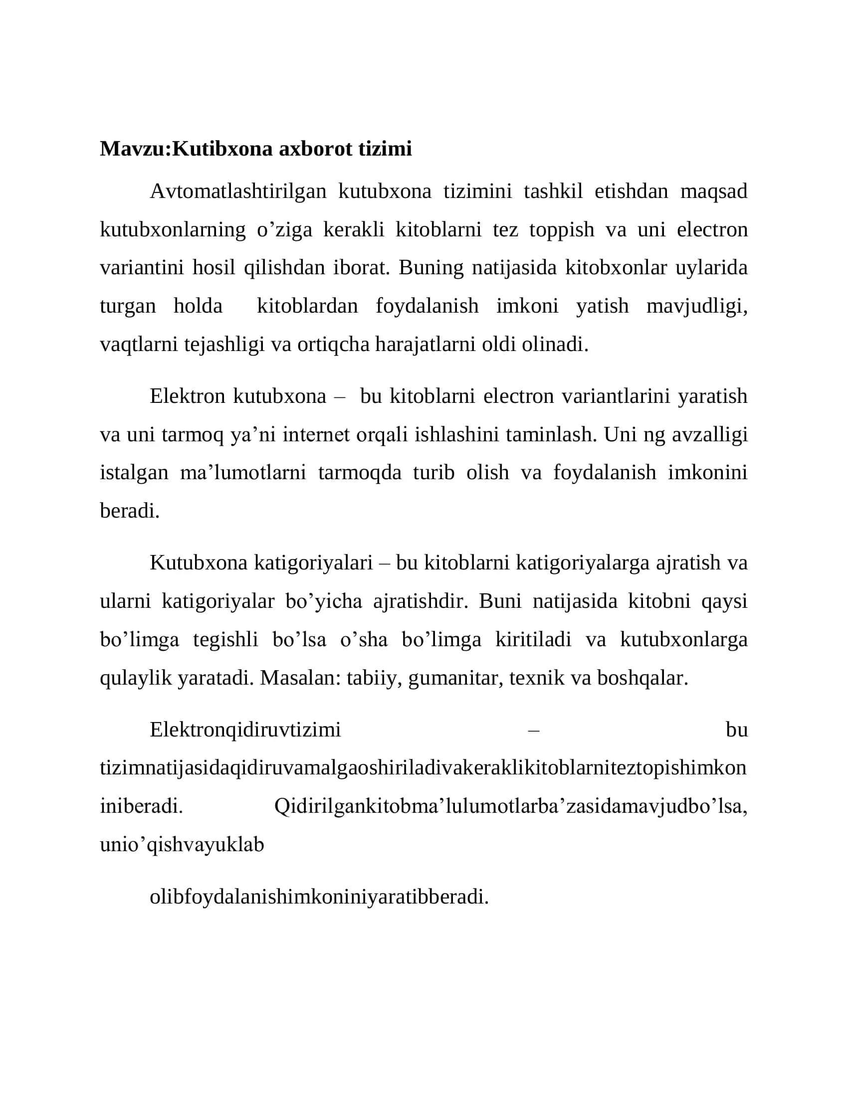 Kutibxona axborot tizimi 2