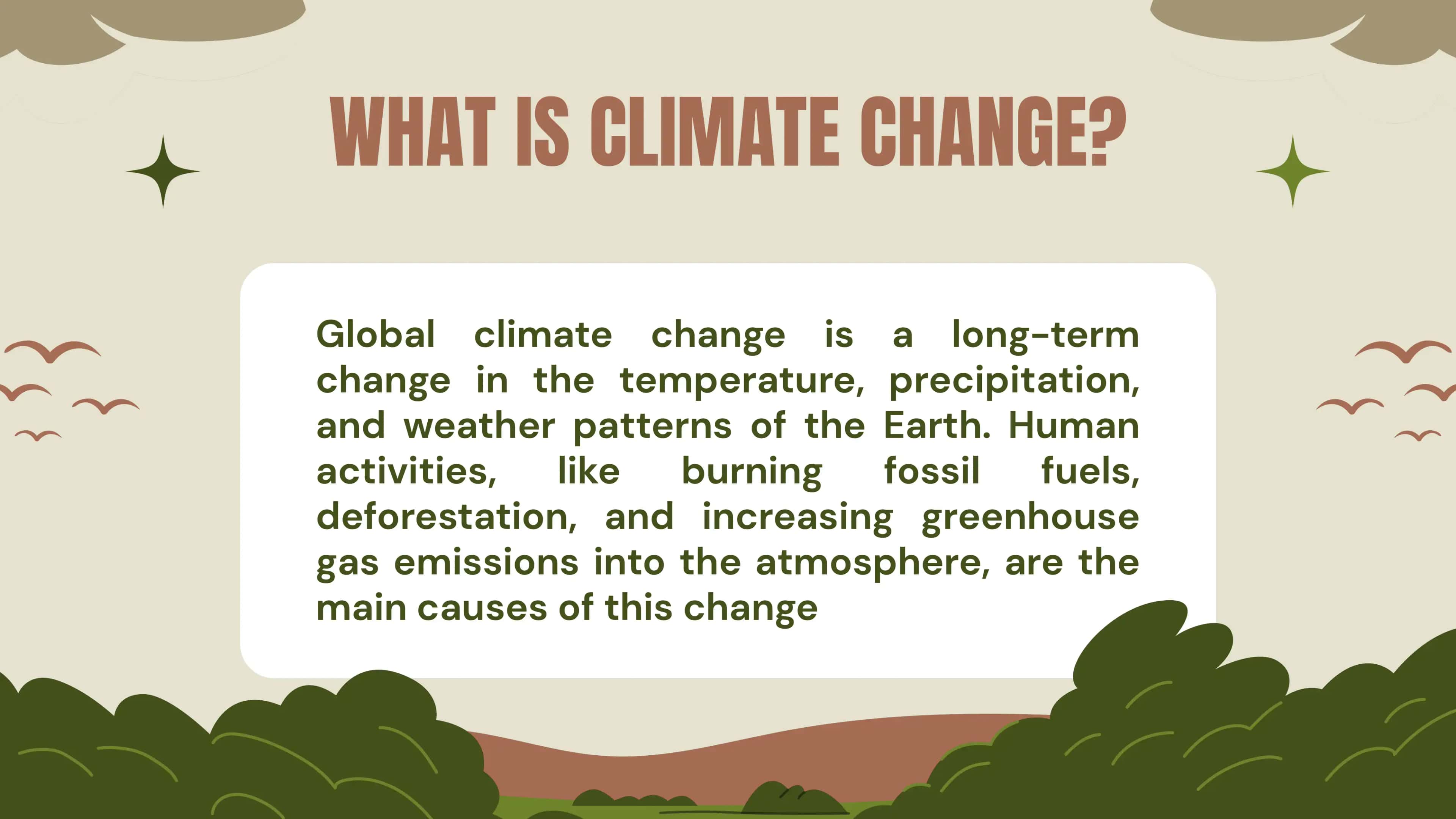 CLIMATE CHANGE: A REAL GLOBAL THREAT 2
