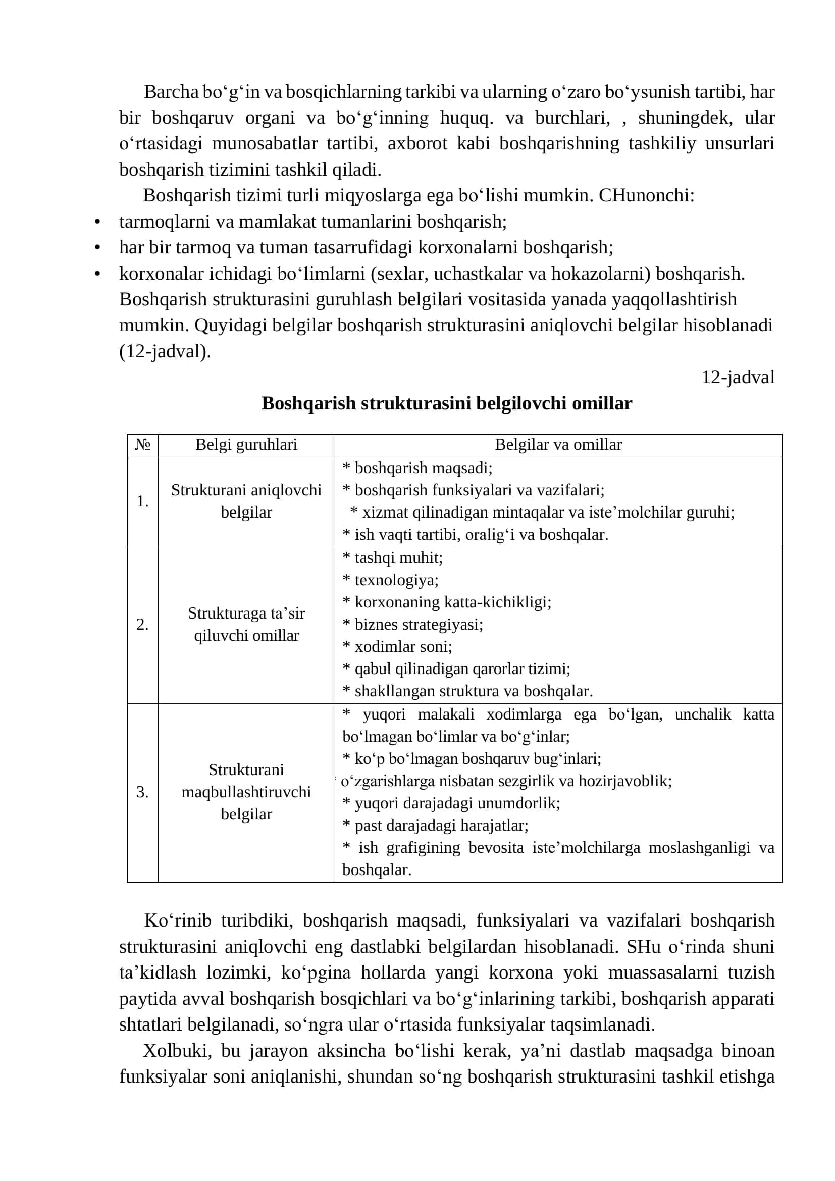 BOSHQARISHNING TASHKILIY TUZILMALARI 2
