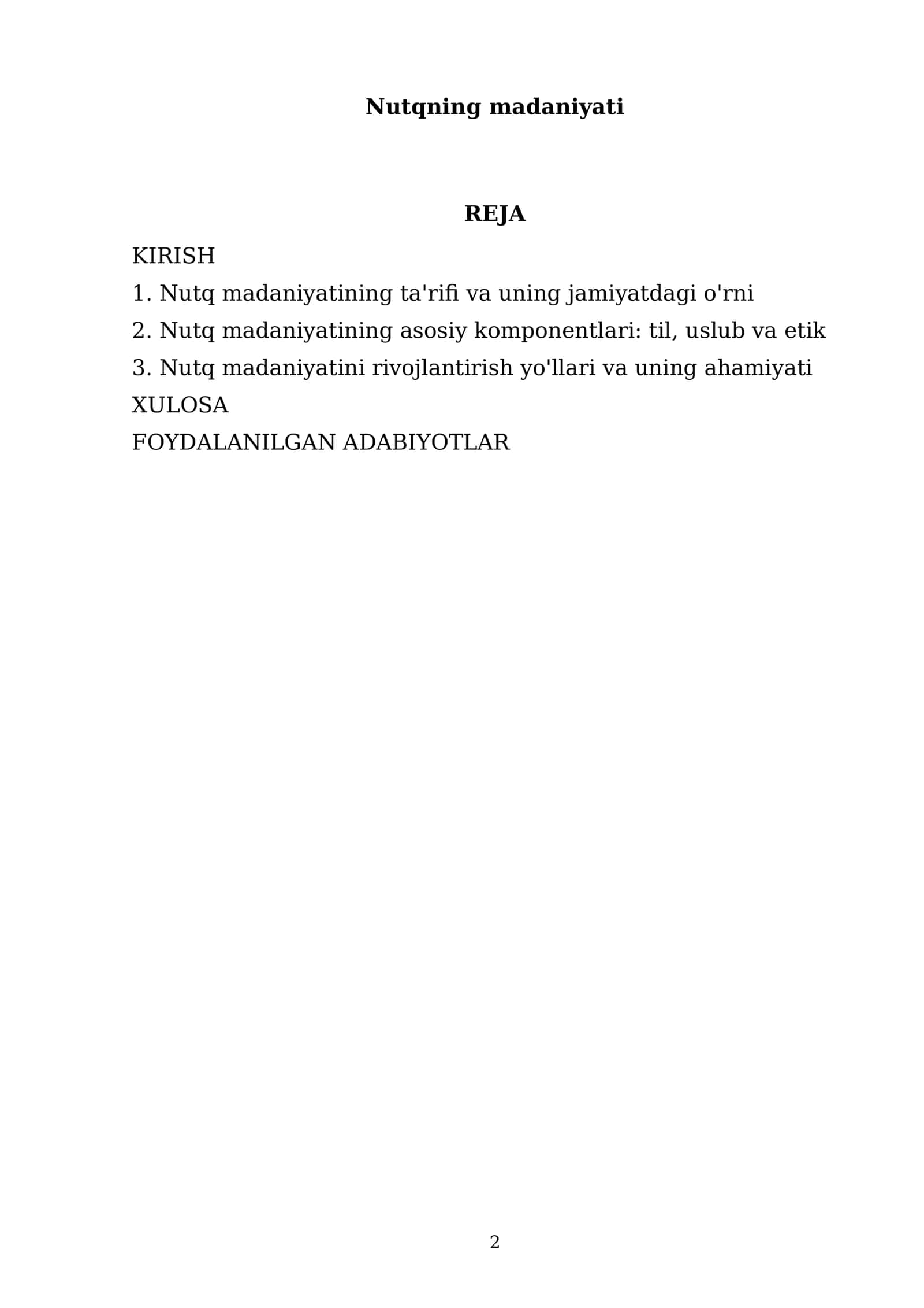 Nutqning madaniyati 2