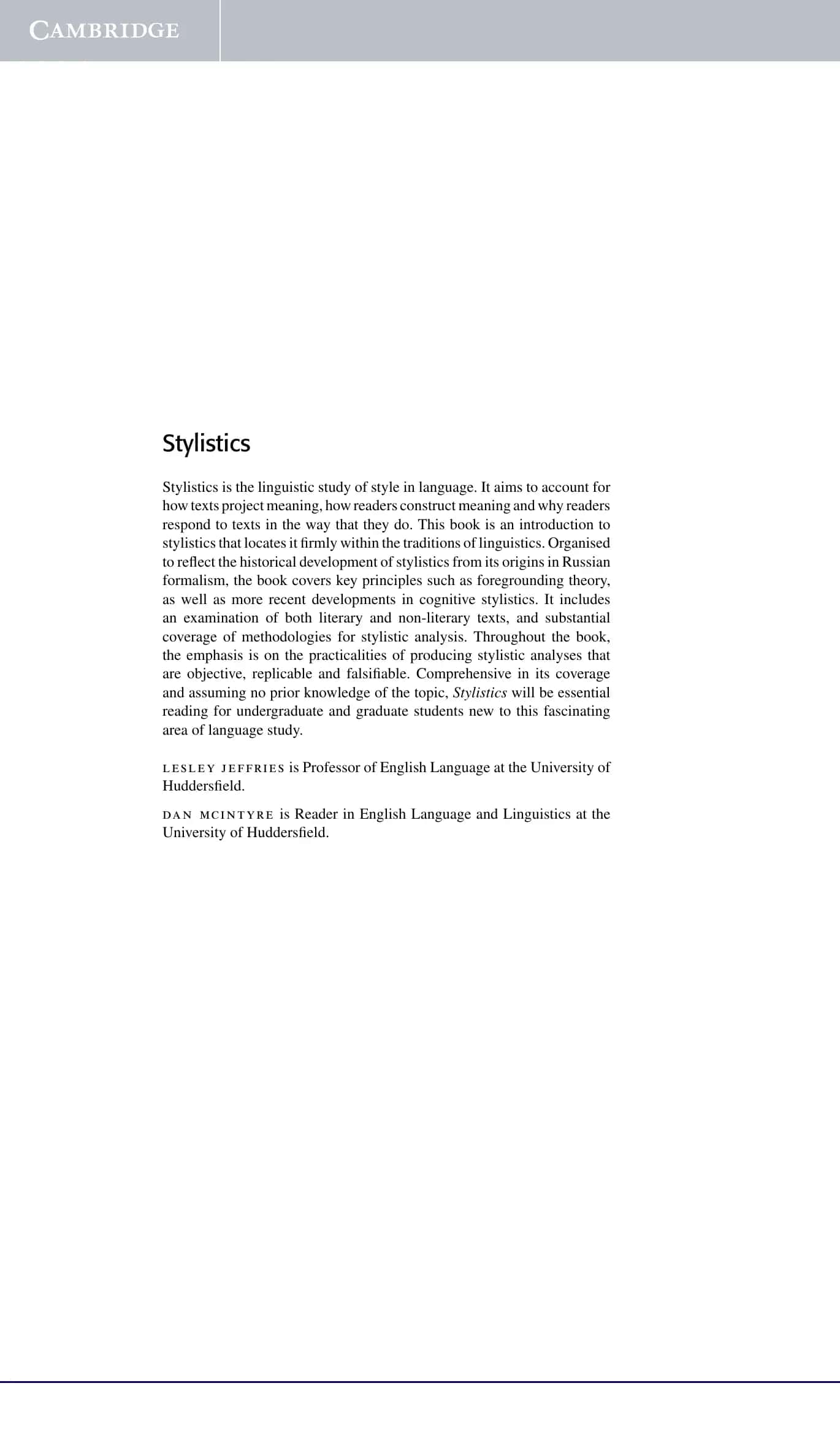 Stylistics 2