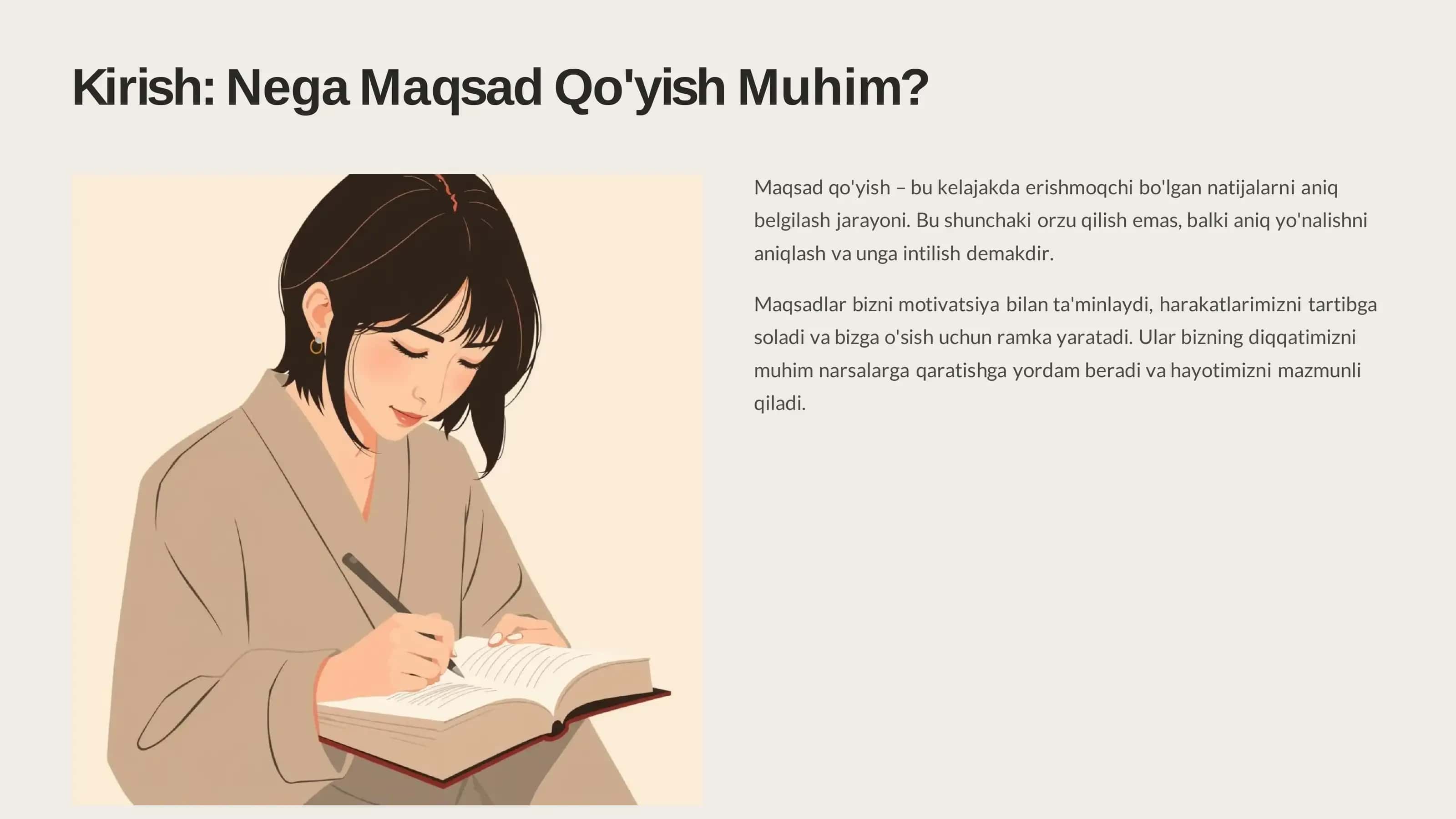 Maqsad qo'yishning mohiyati 2