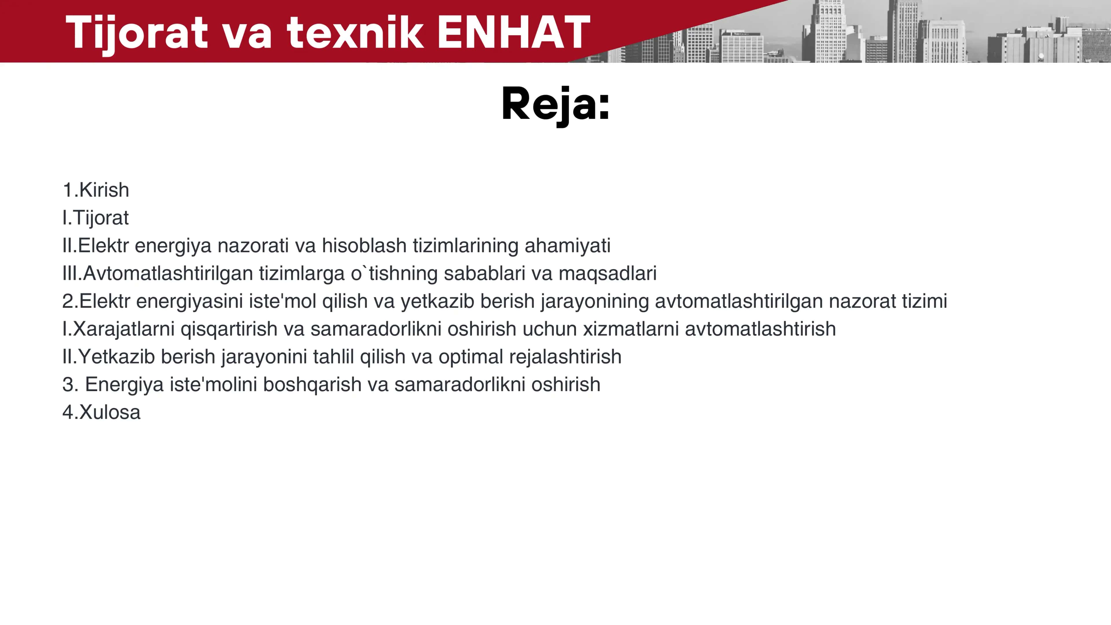Tijorat va texnik ENHAT 2