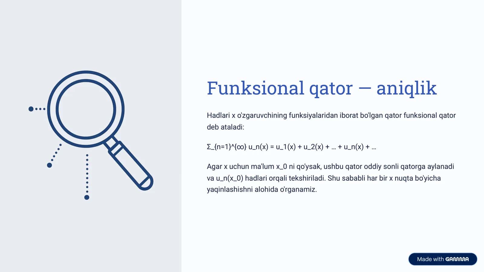 Funktsional qatorlar 2