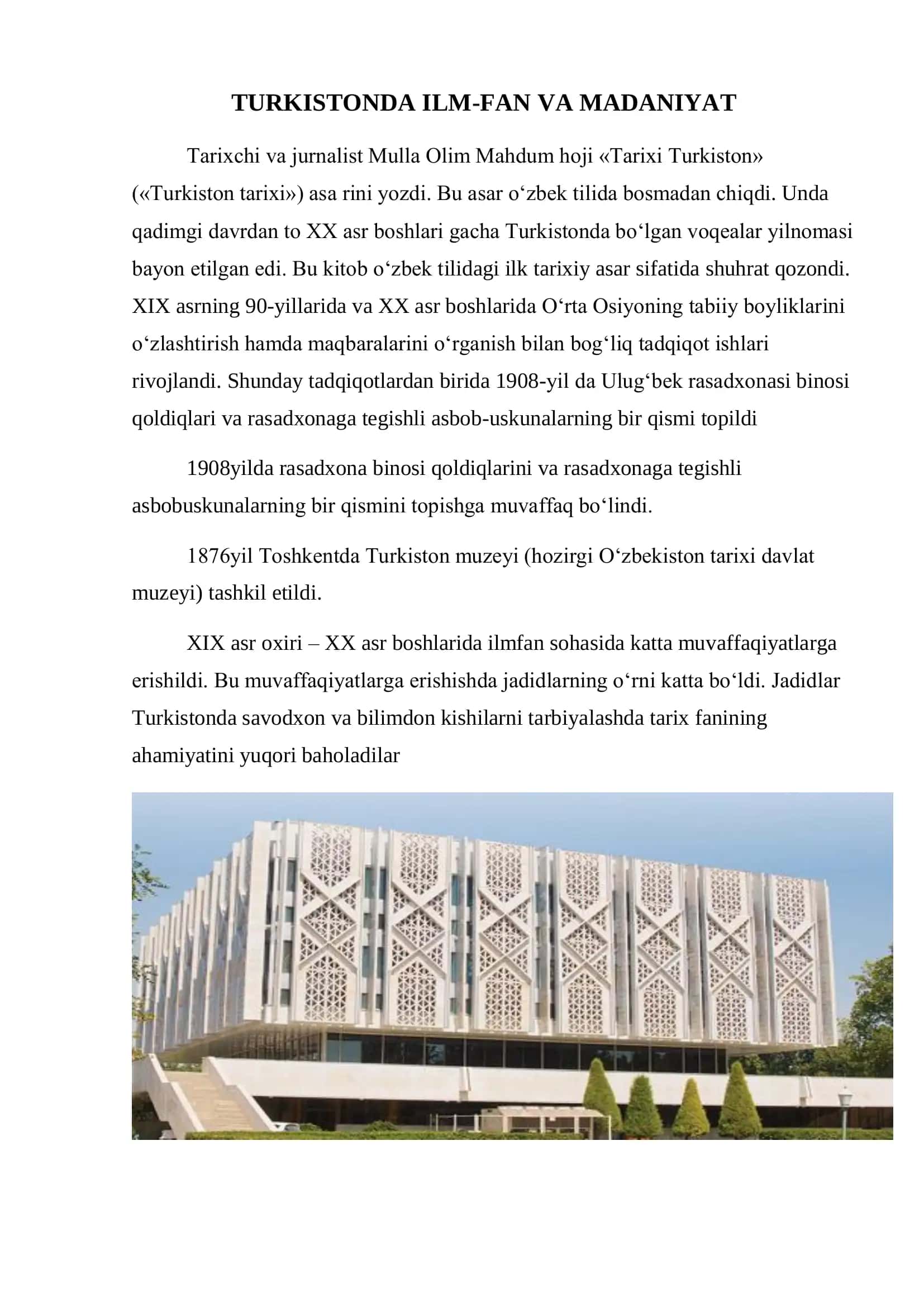 Tarixi Turkiston 2