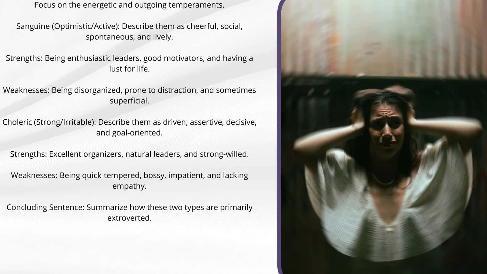 Sanguine Temperament 2