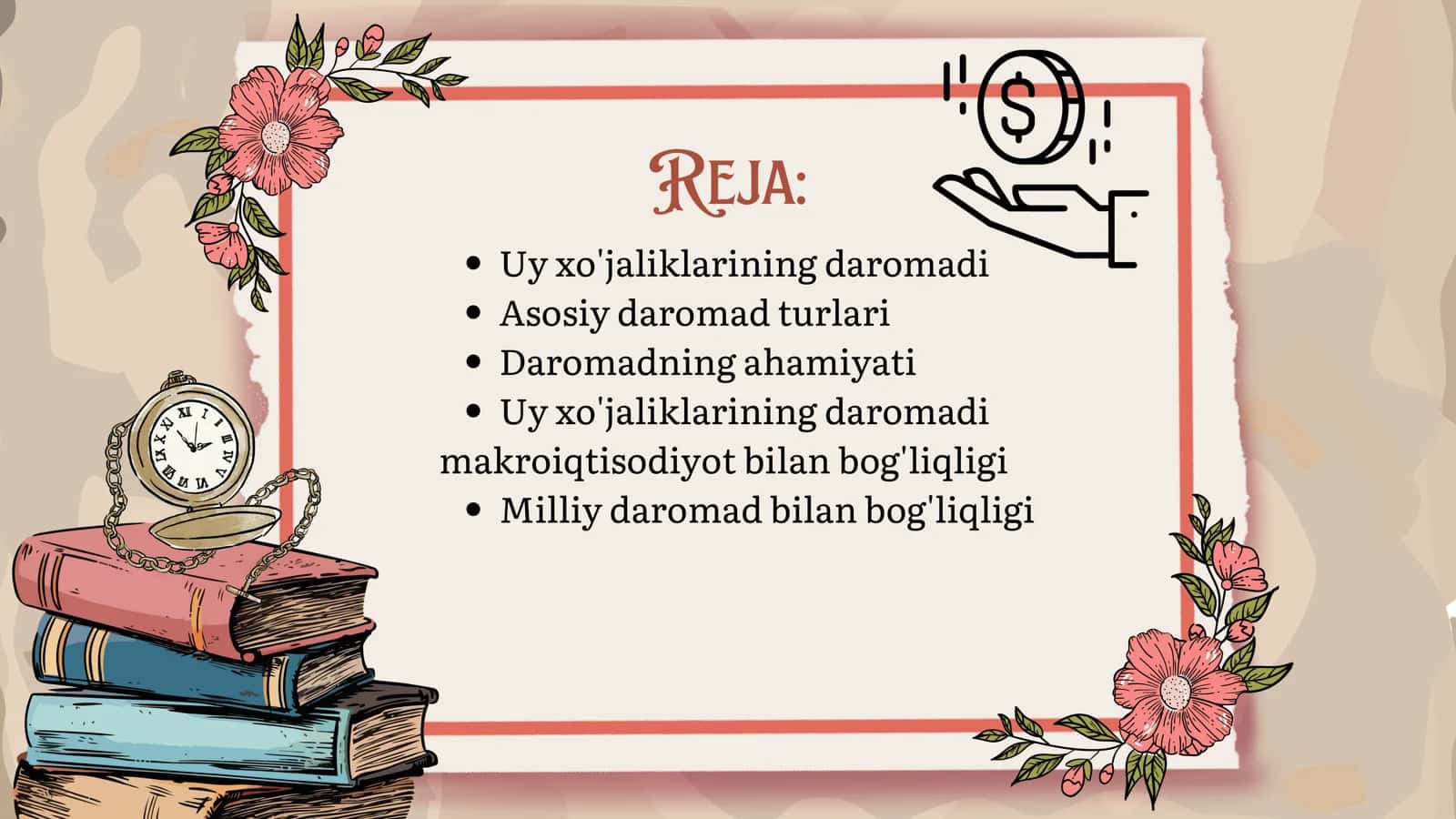 Uy xo'jaliklarining daromadi 2