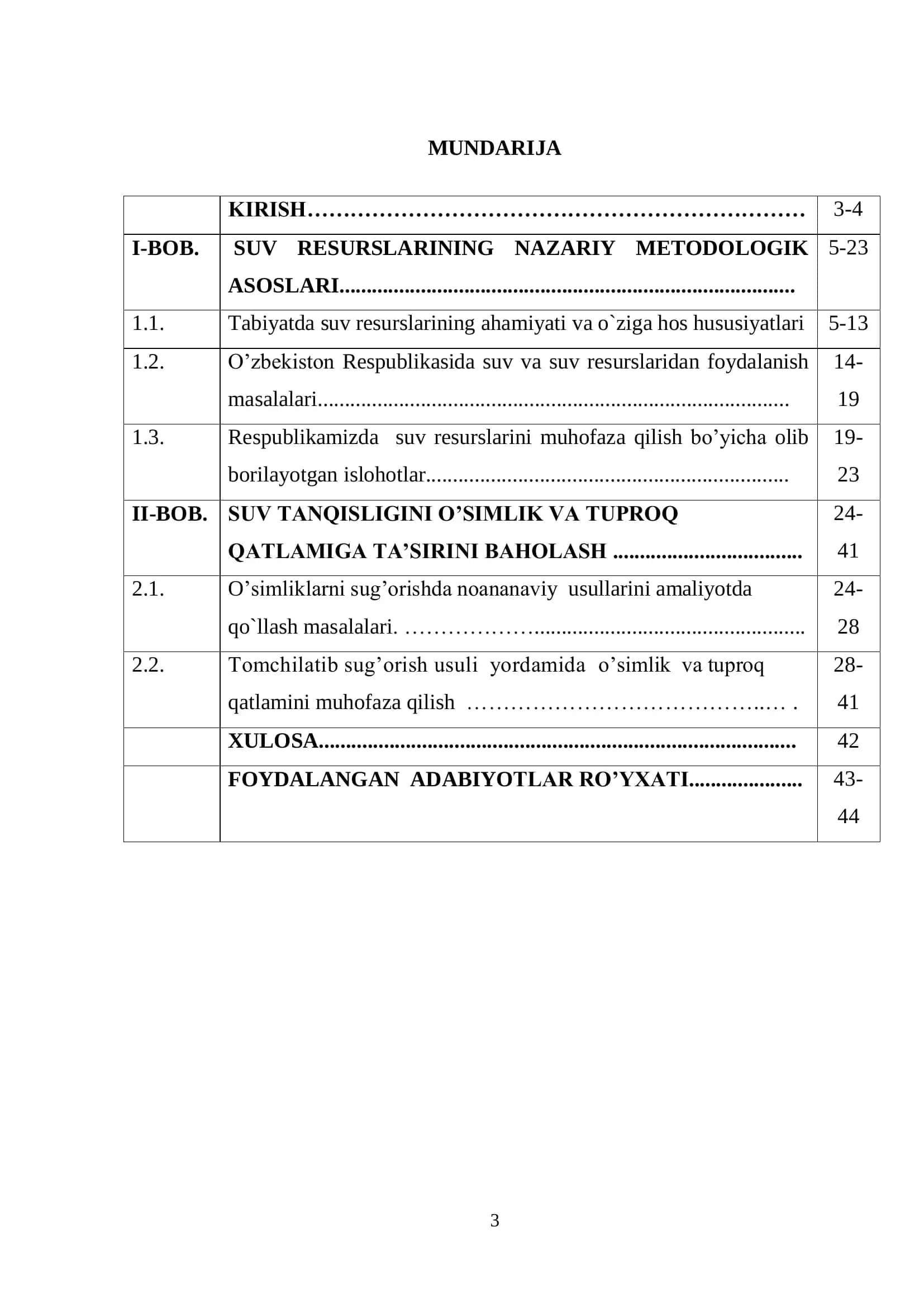 SUV RESURSLARINING NAZARIY METODOLOGIK ASOSLARI 2