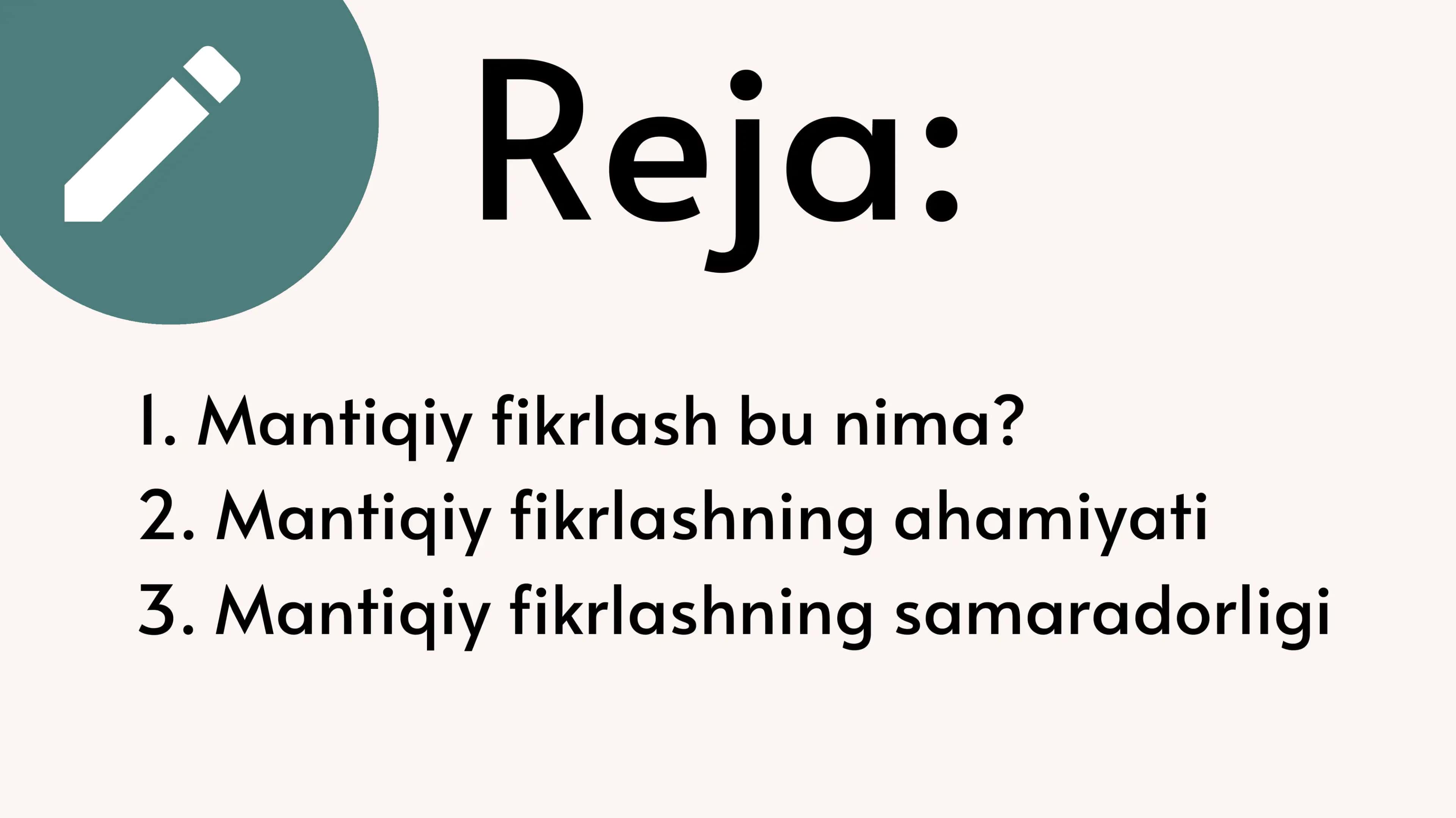 Boshlang‘ich sinf – Mantiqiy fikrlash 2