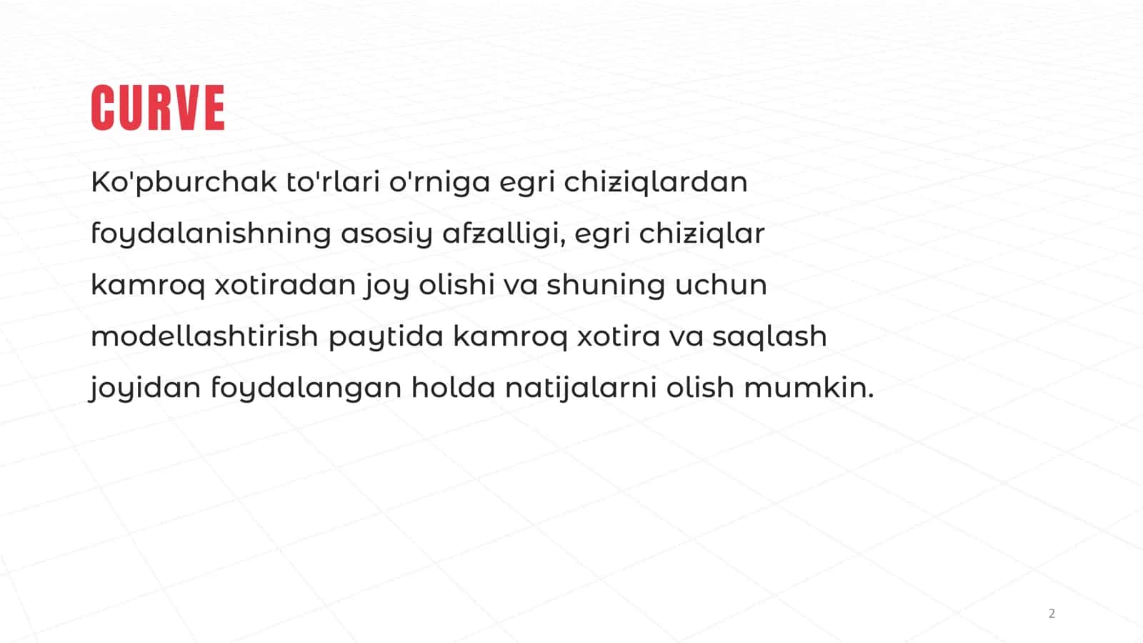 BLENDERDA EGRI CHIZIQLAR 2