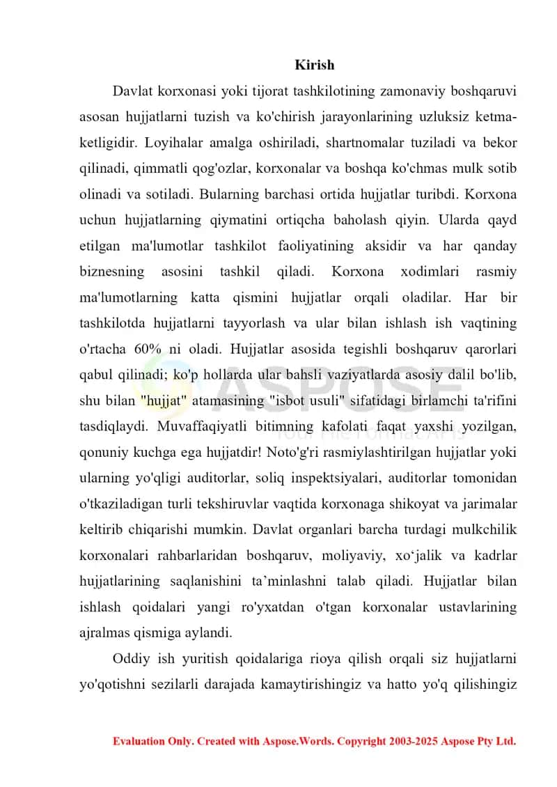 Soha hujjatlarini tuzish texnologiyasi 2