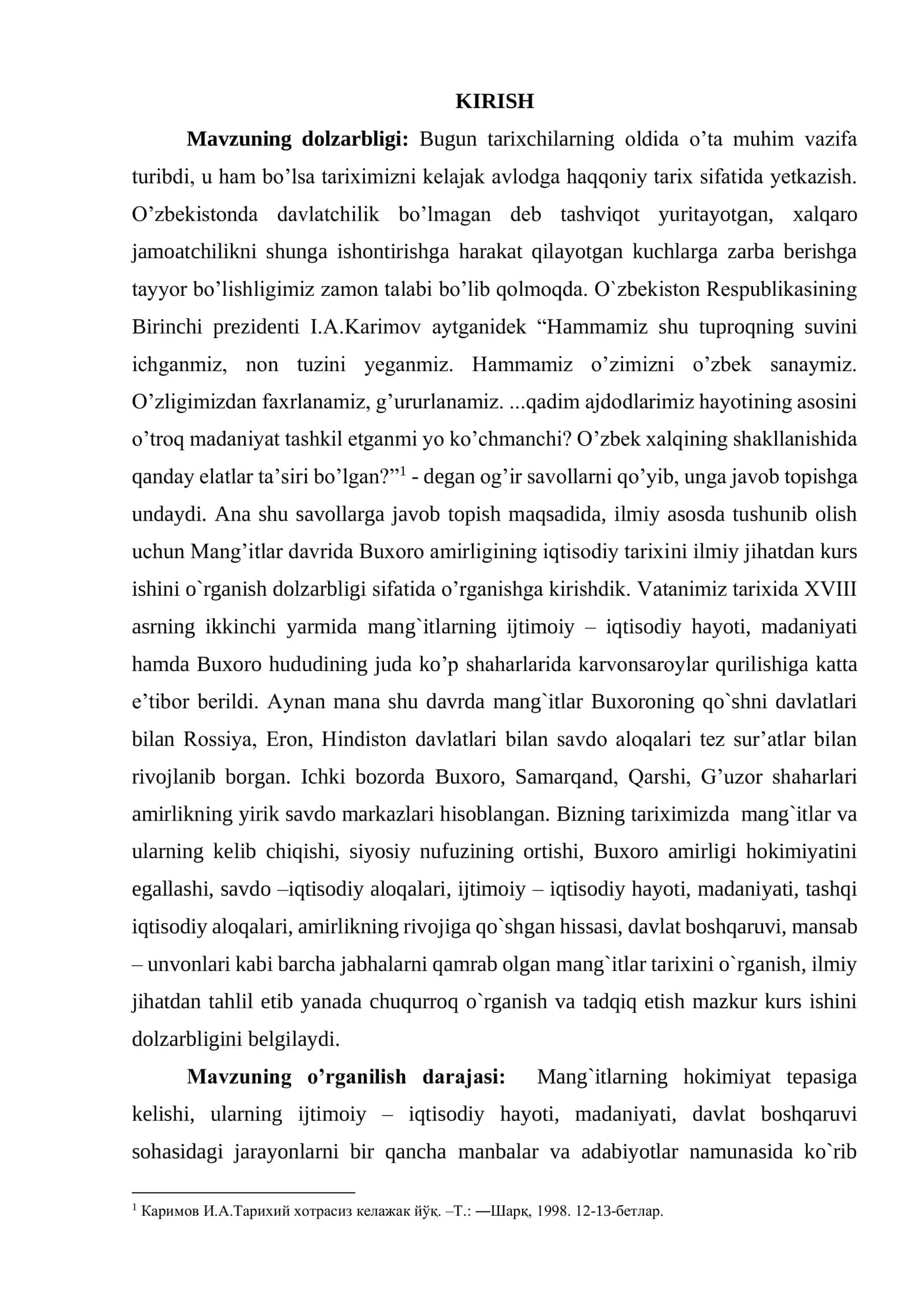 Mang`itlarning hokimiyat tepasiga kelishi 2