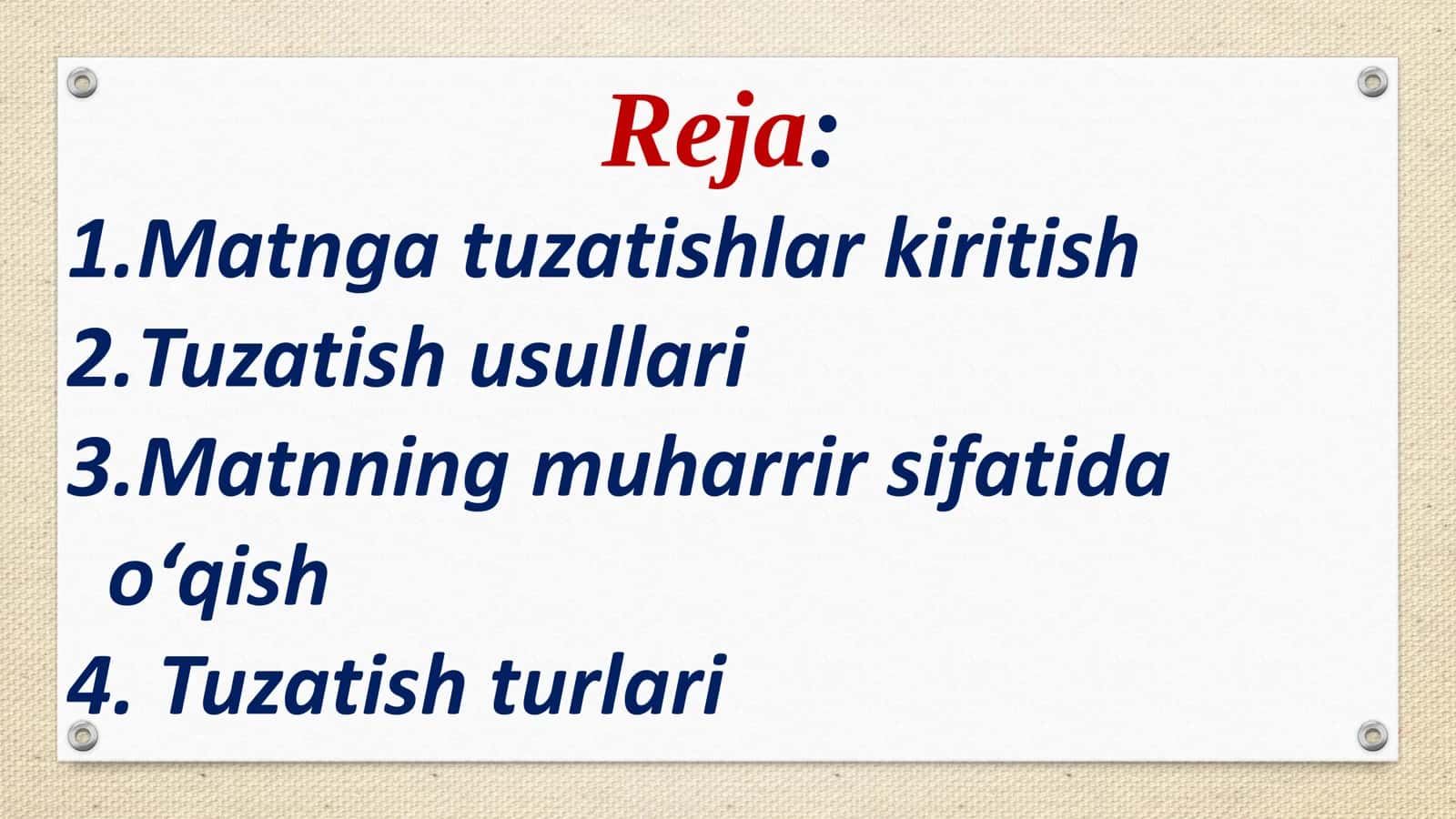 MATN TIPLARI 2