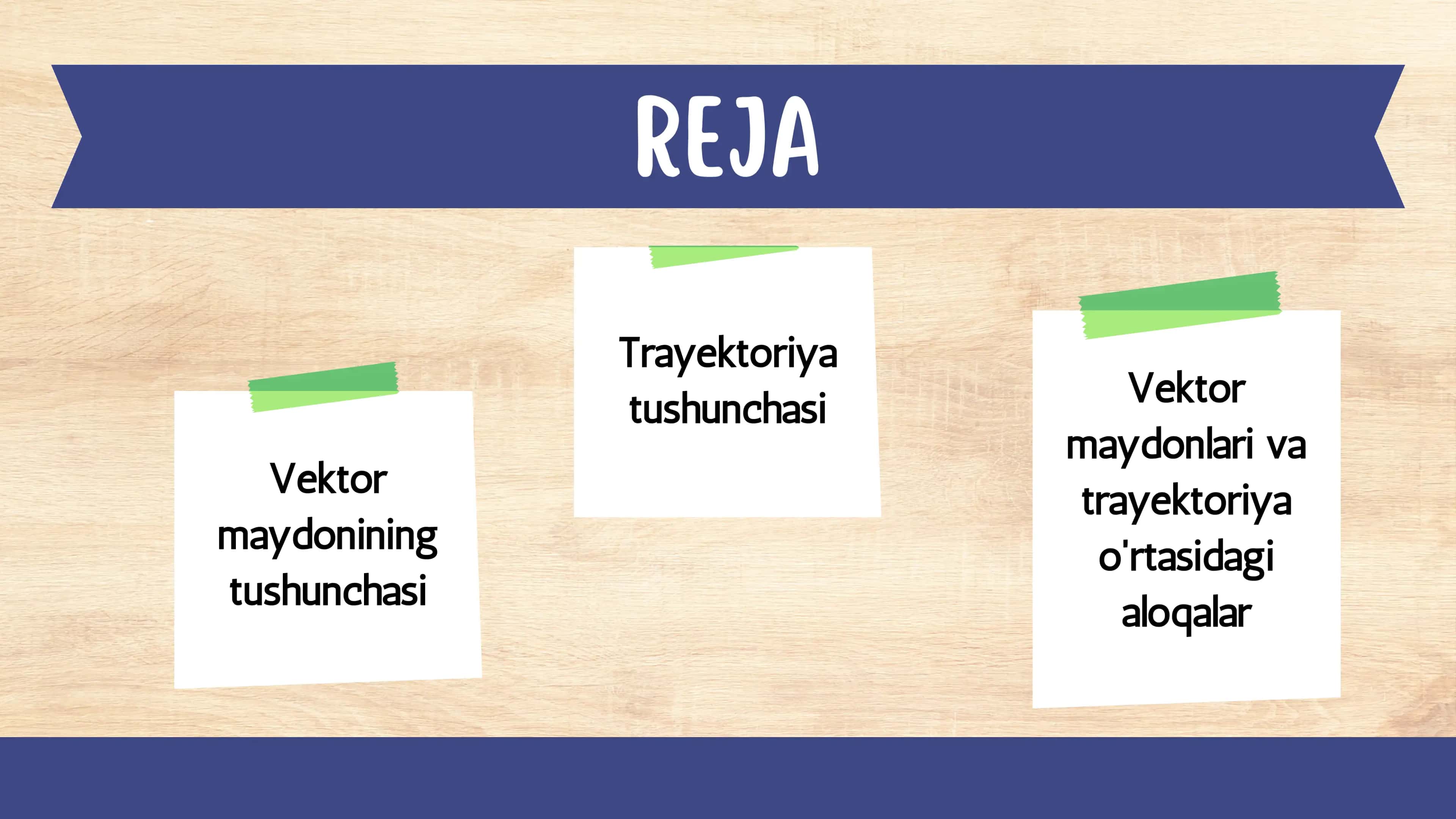 Vektor maydon. Trayektoriya 2