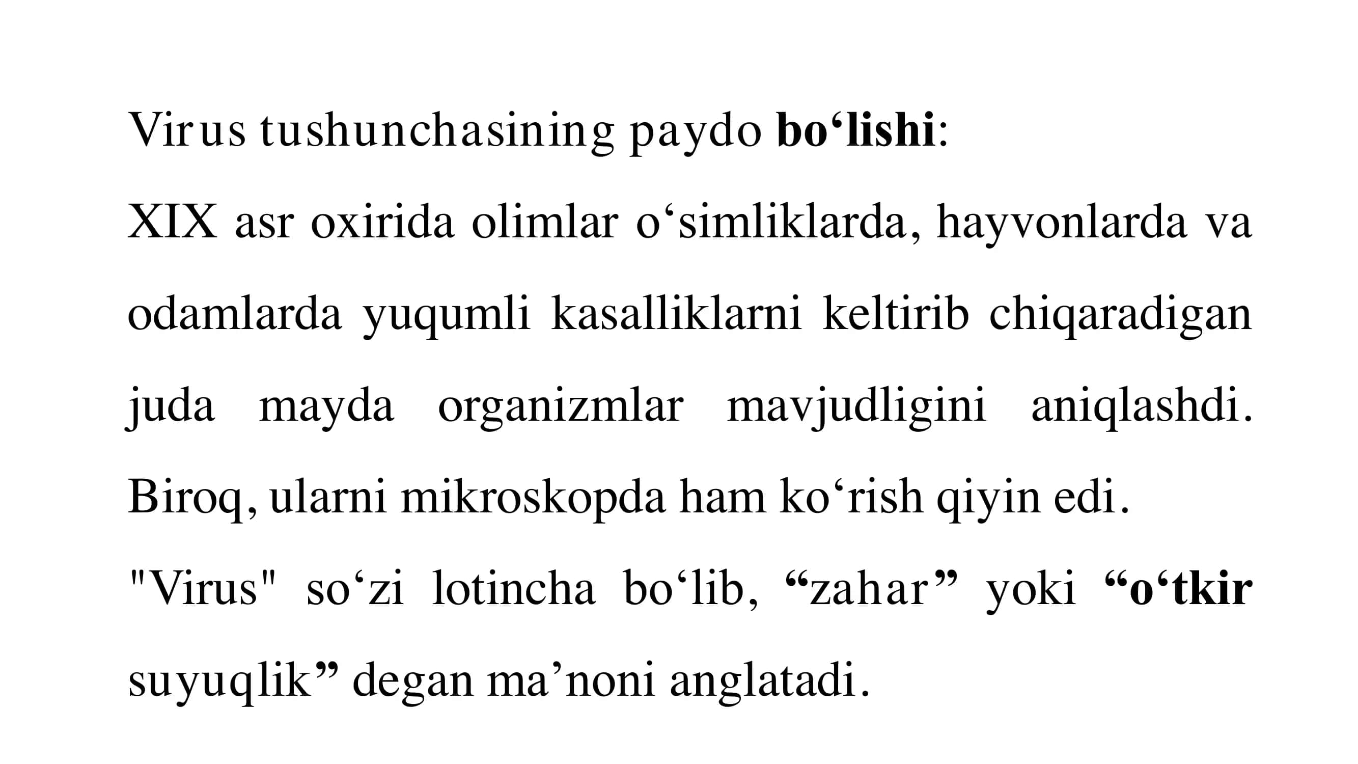 Viruslar bakteriyalar va zamburug`lar 2