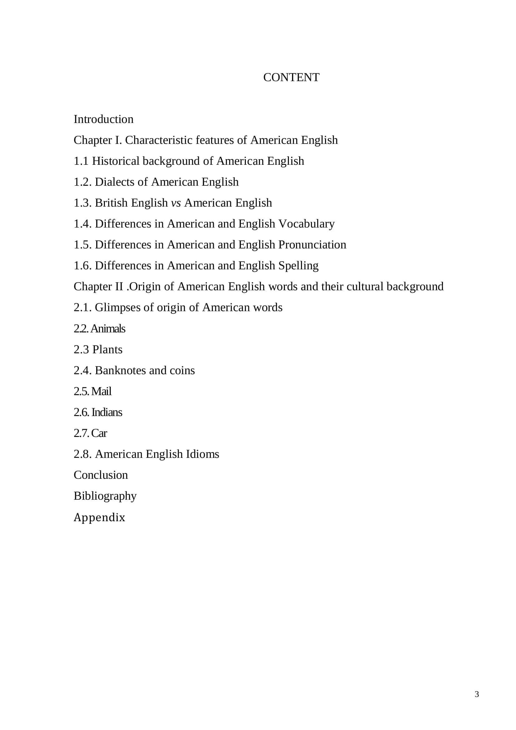 Characteristic features of American English 2