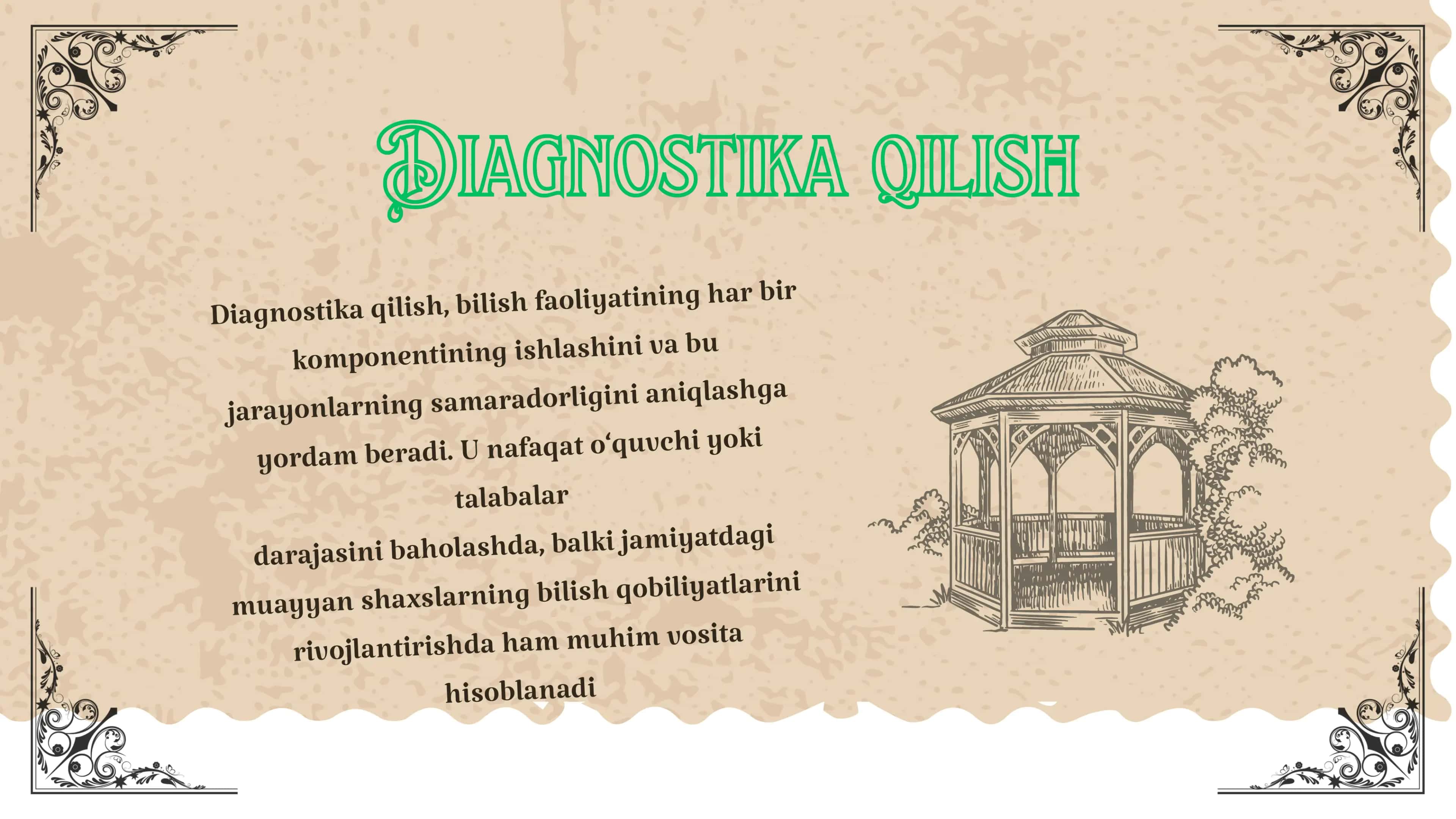 Bilish qobigʻida diagnostik maqsadlar taksonomiyasi 2