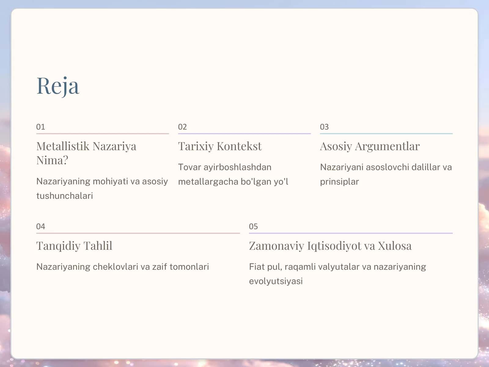 Pulning Metallistik Nazariyasiga Tanqidiy Qarashlar 2