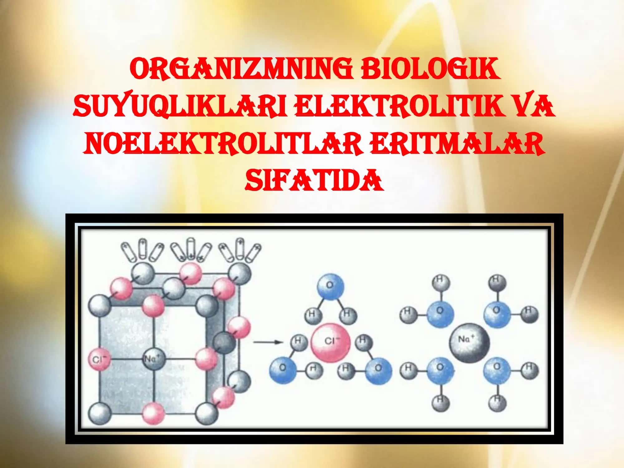 Tibbiy va biologik kimyo 2