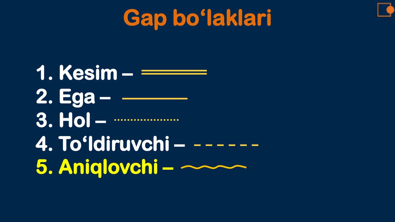 Aniqlovchi 2