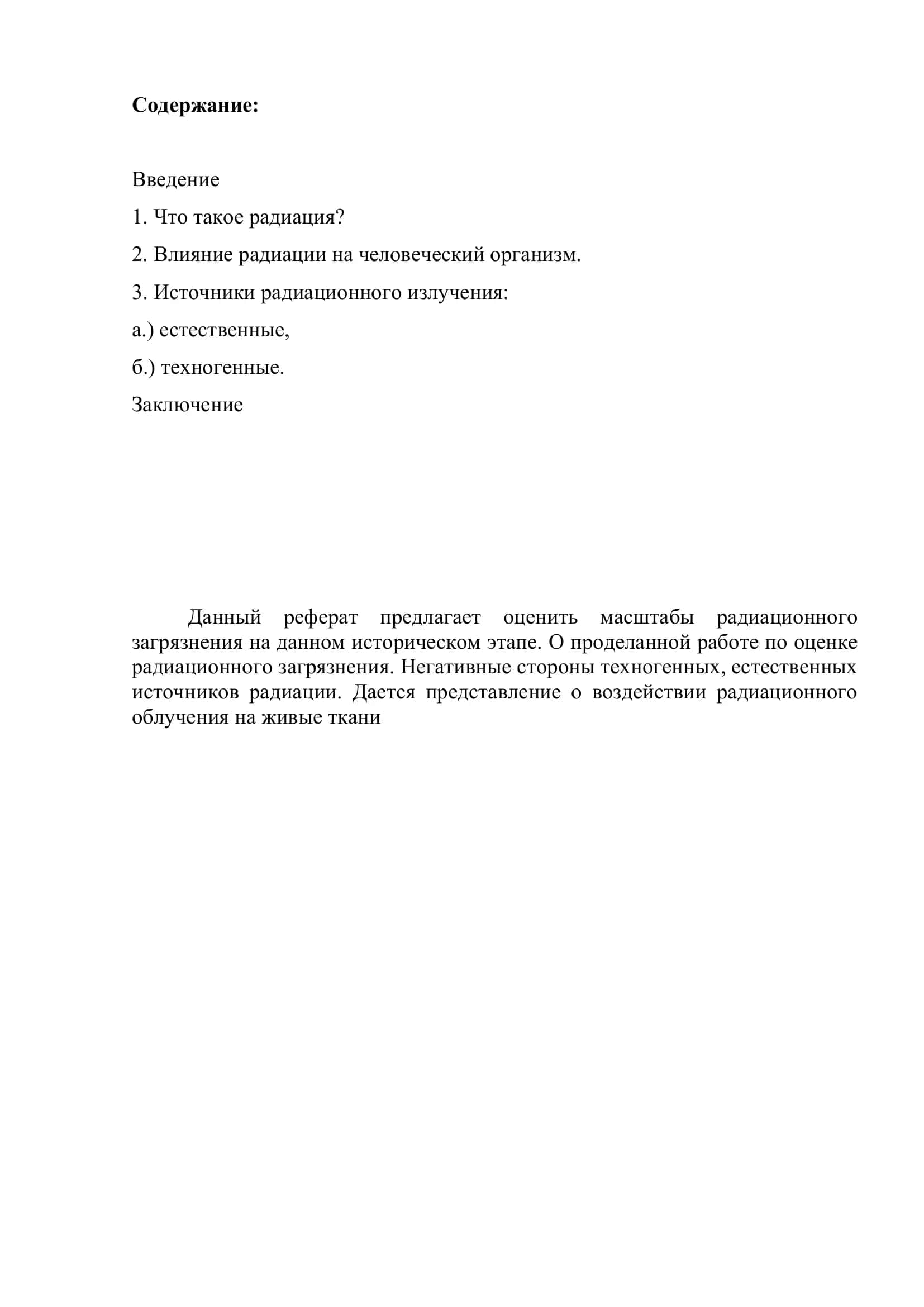 Реферат "Безопасность" 2