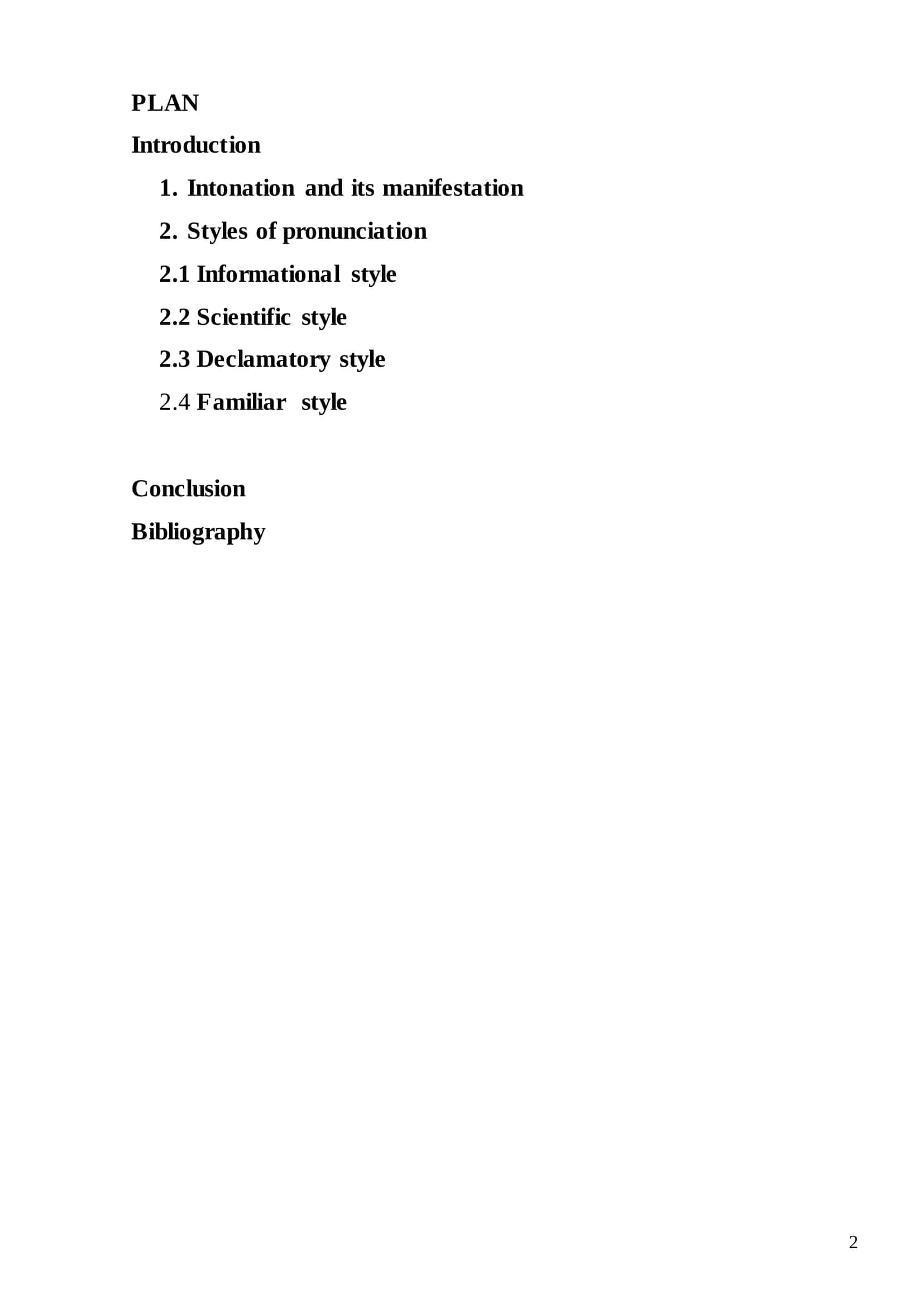 Course Paper on "The Marked Differences Between Full and Colloquial Styles" 2