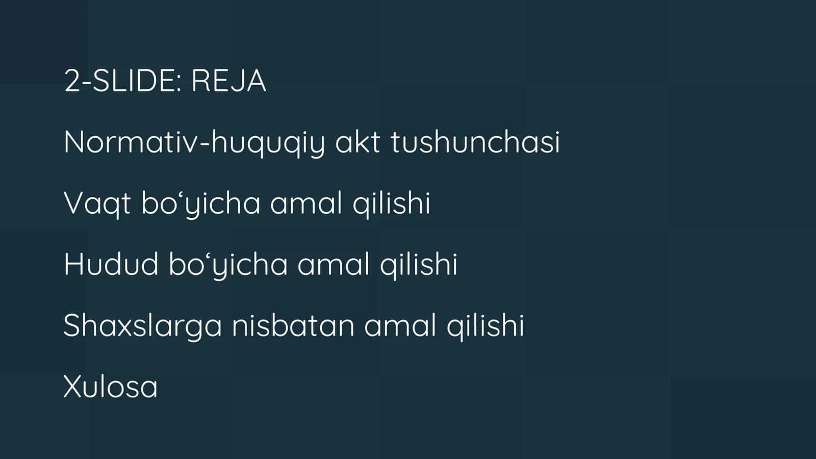 davlat huquq nazariyasi 2