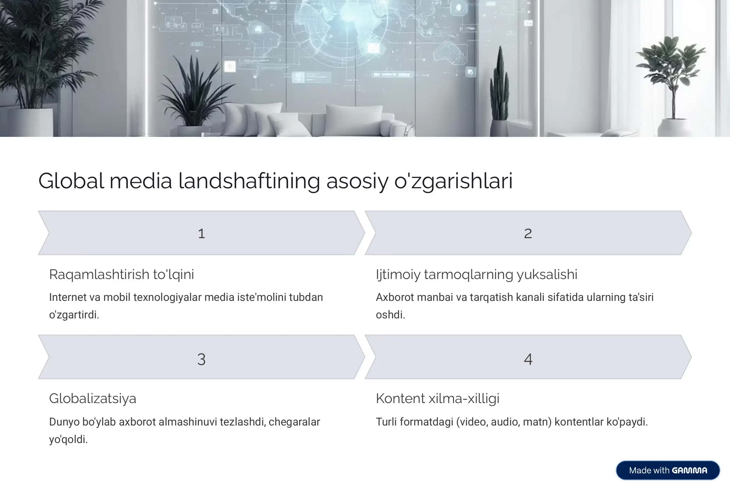 Global media va axborot 2