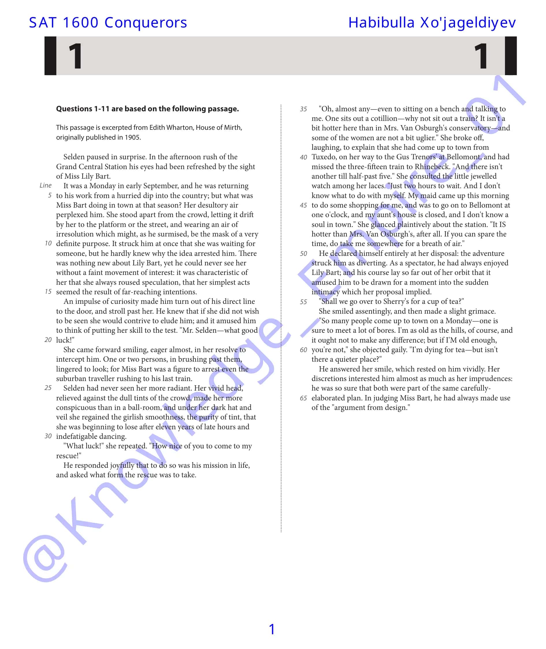 SAT Reading 2