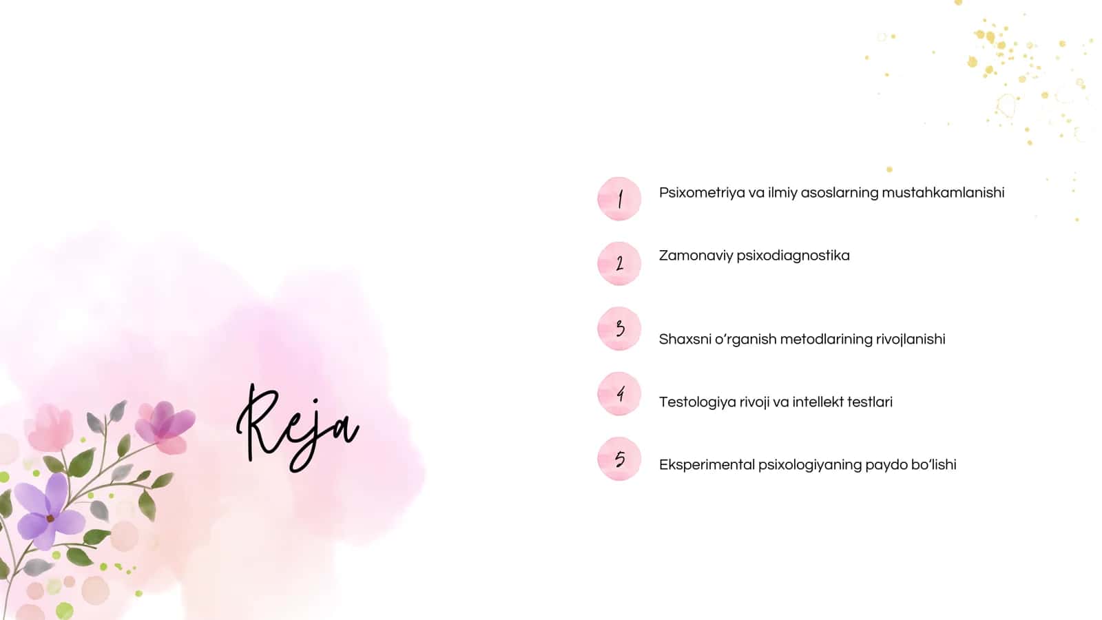 Psixodiagnostika faning rivojlanishi 2