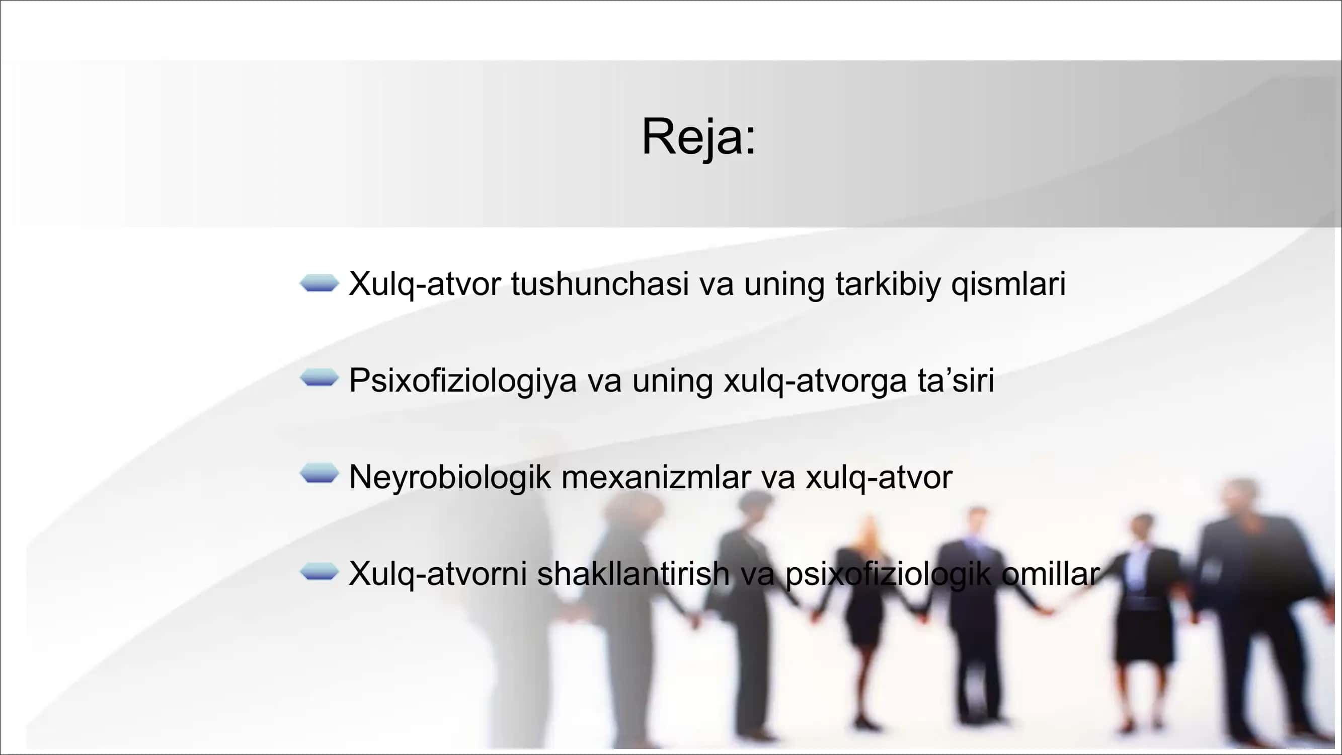 Xulq atvorning psixofiziologik asosi 2