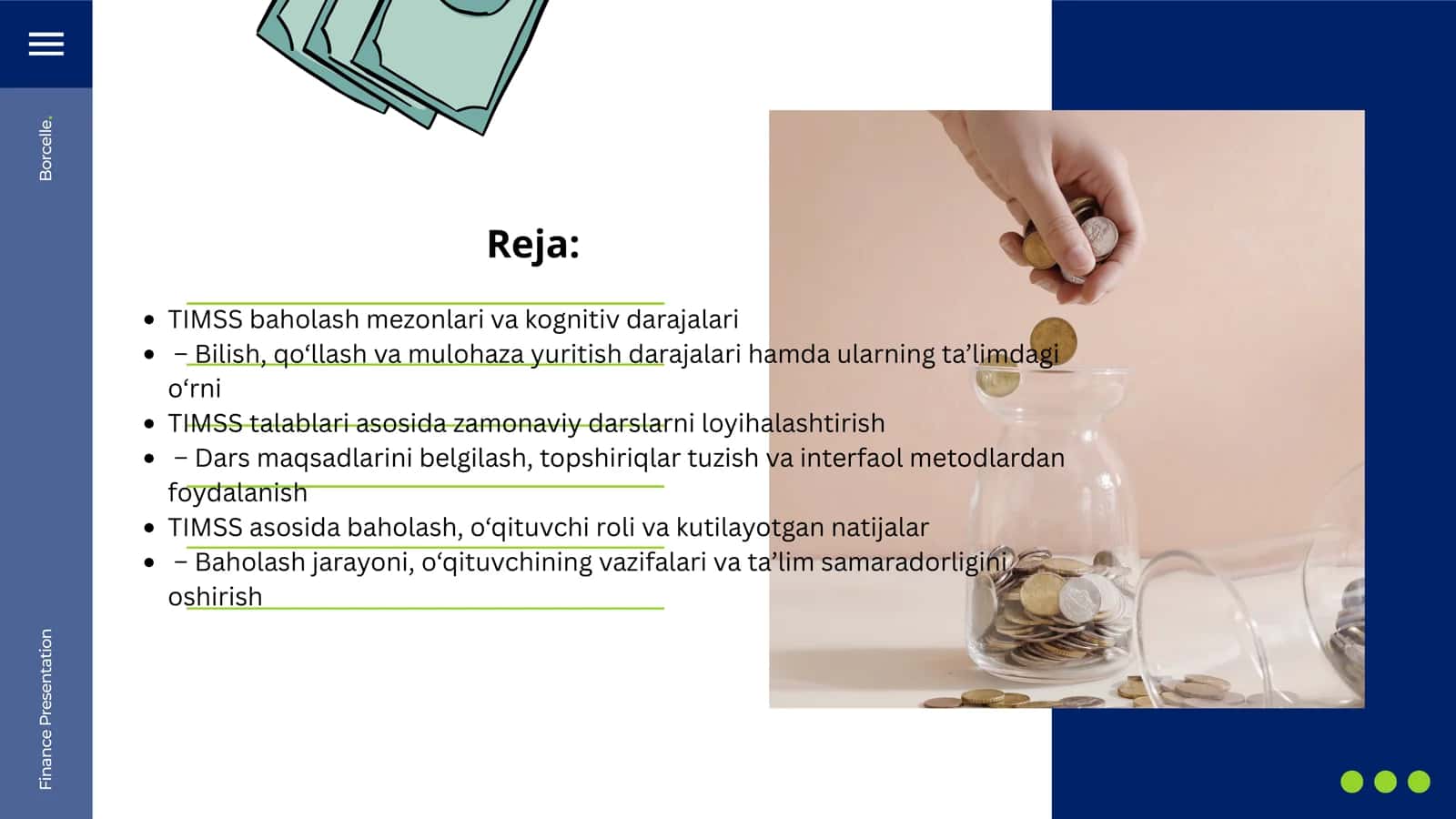 TIMSS xalqaro baholash dasturi asosida zamonaviy darslarni loyihalashtirish 2