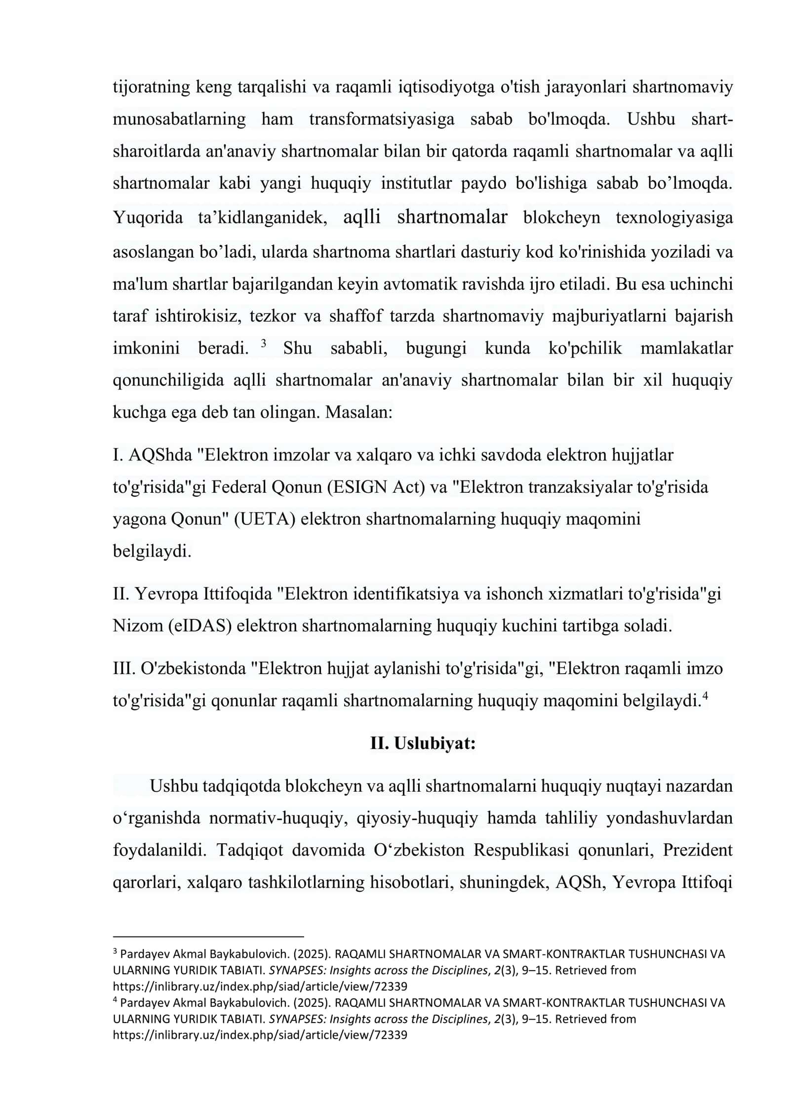 Blokcheyn va smart kontraktlar 2
