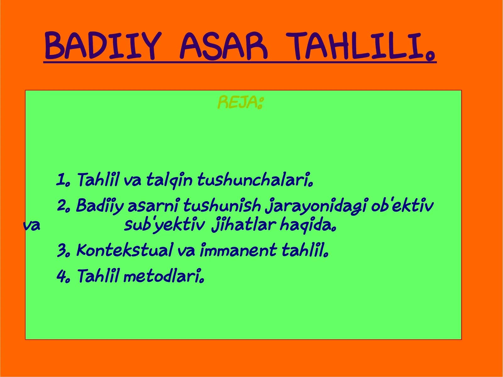 O'zbek tili va adabiyoti 2