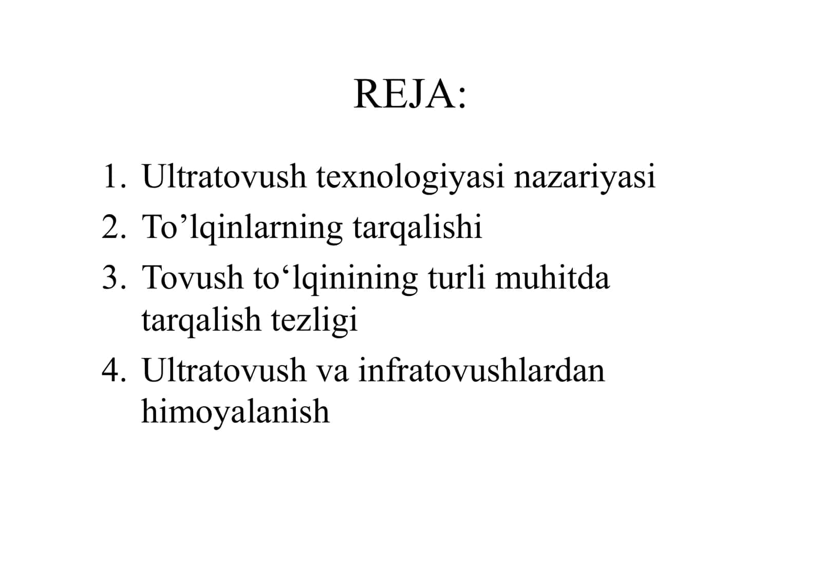 ULTRATOVUSH TEXNOLOGIYASINING NAZARIY ASOSLARI 2