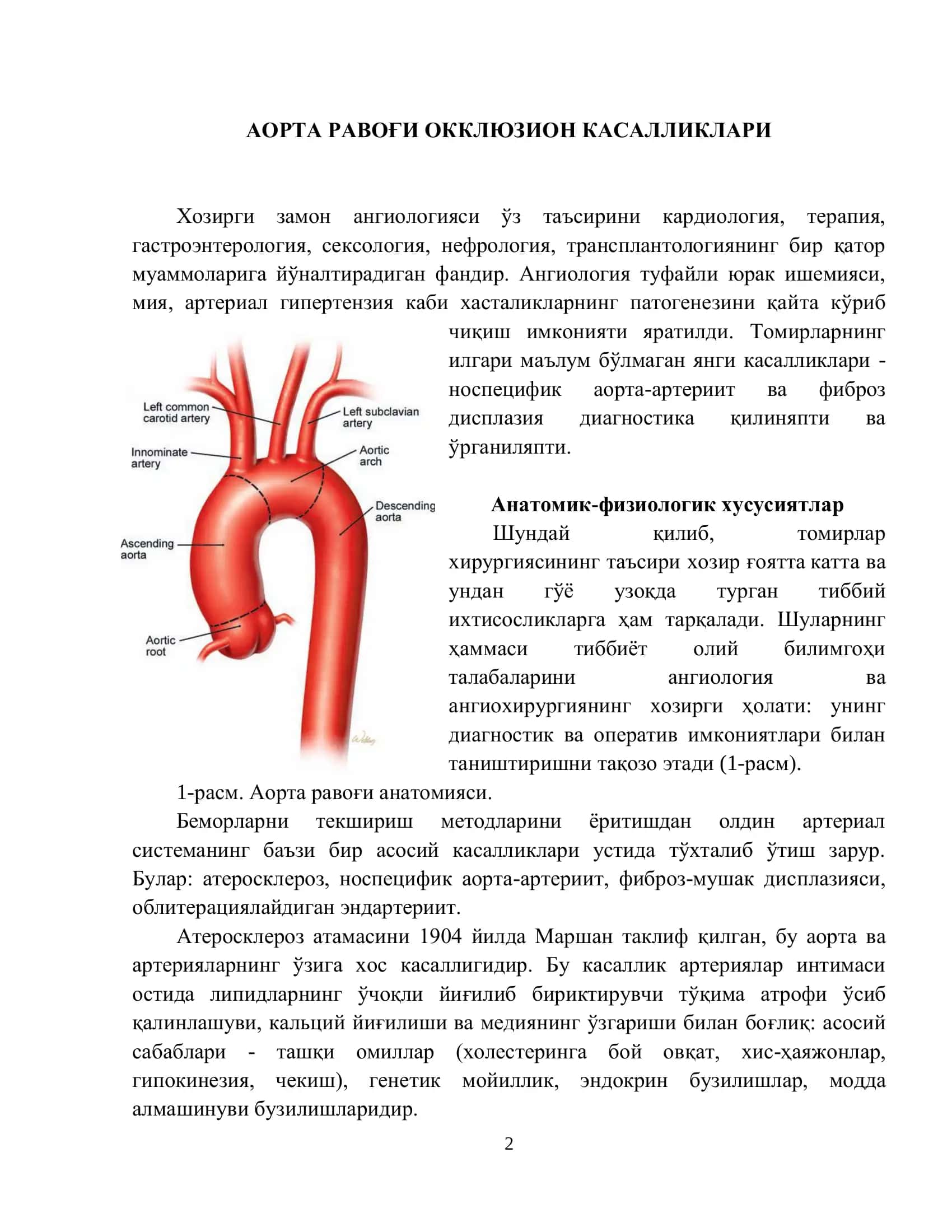 АОРТА РАВОҒИ ОККЛЮЗИОН КАСАЛЛИКЛАРИ 2