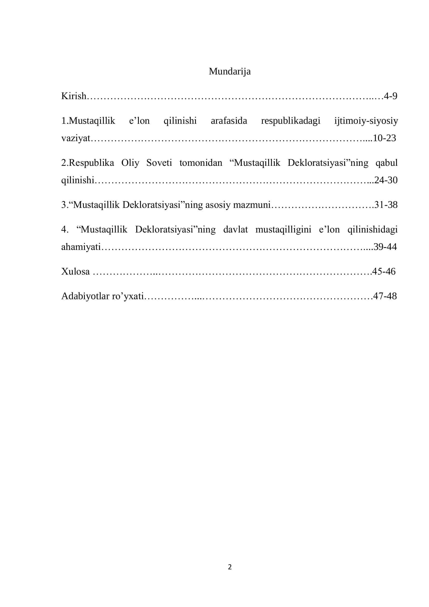 Mustaqillik Dekloratsiyasi 2