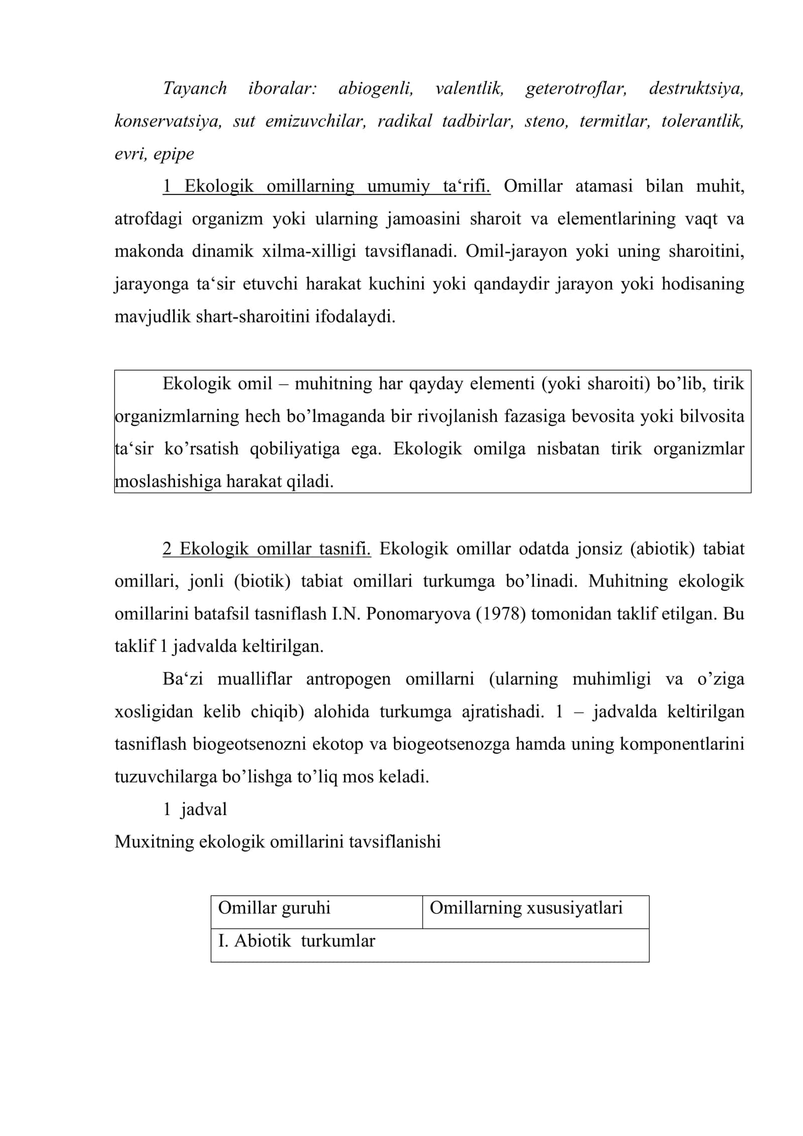 Ekologik omillar 2