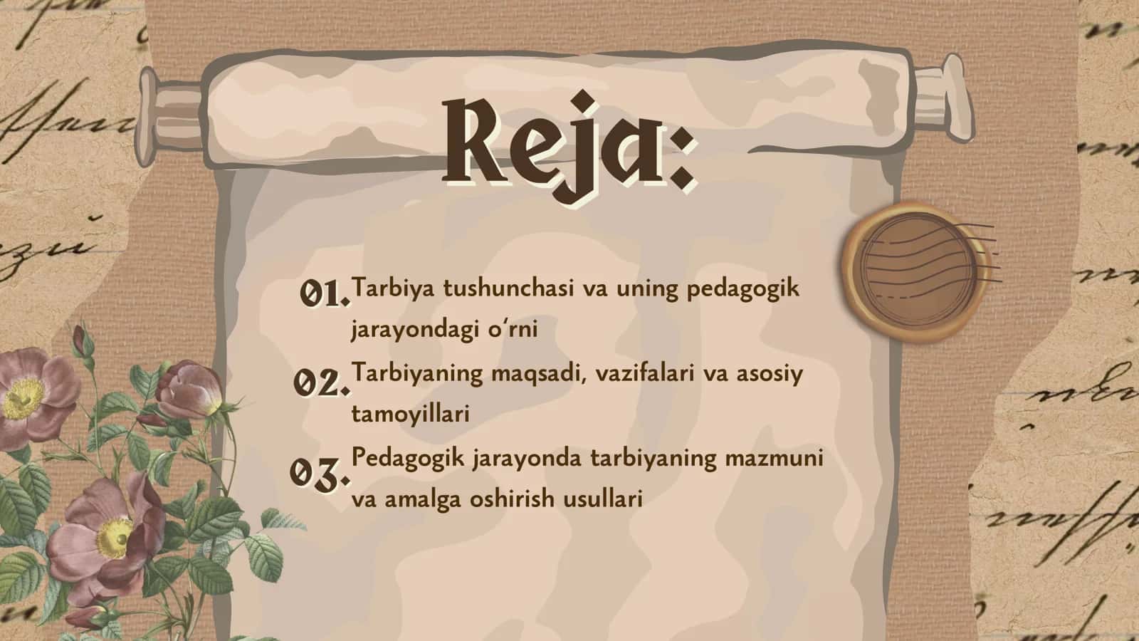 Pedagogik jarayonda tarbiyaning mohiyati 2