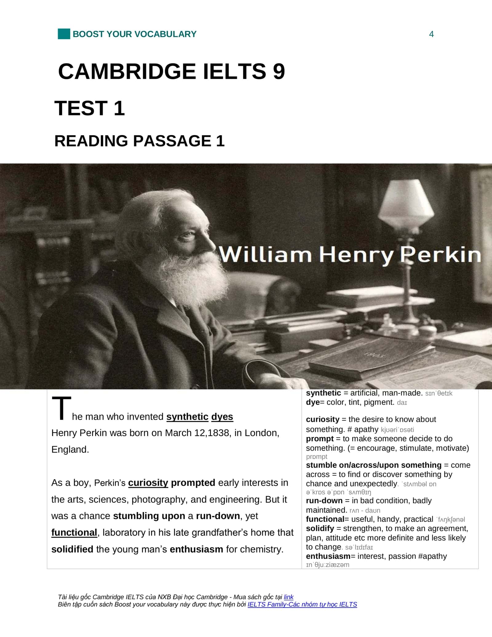 Boost Your Vocabulary – Cambridge IELTS 9 (Second Edition) | IELTS Vocabulary Book 2
